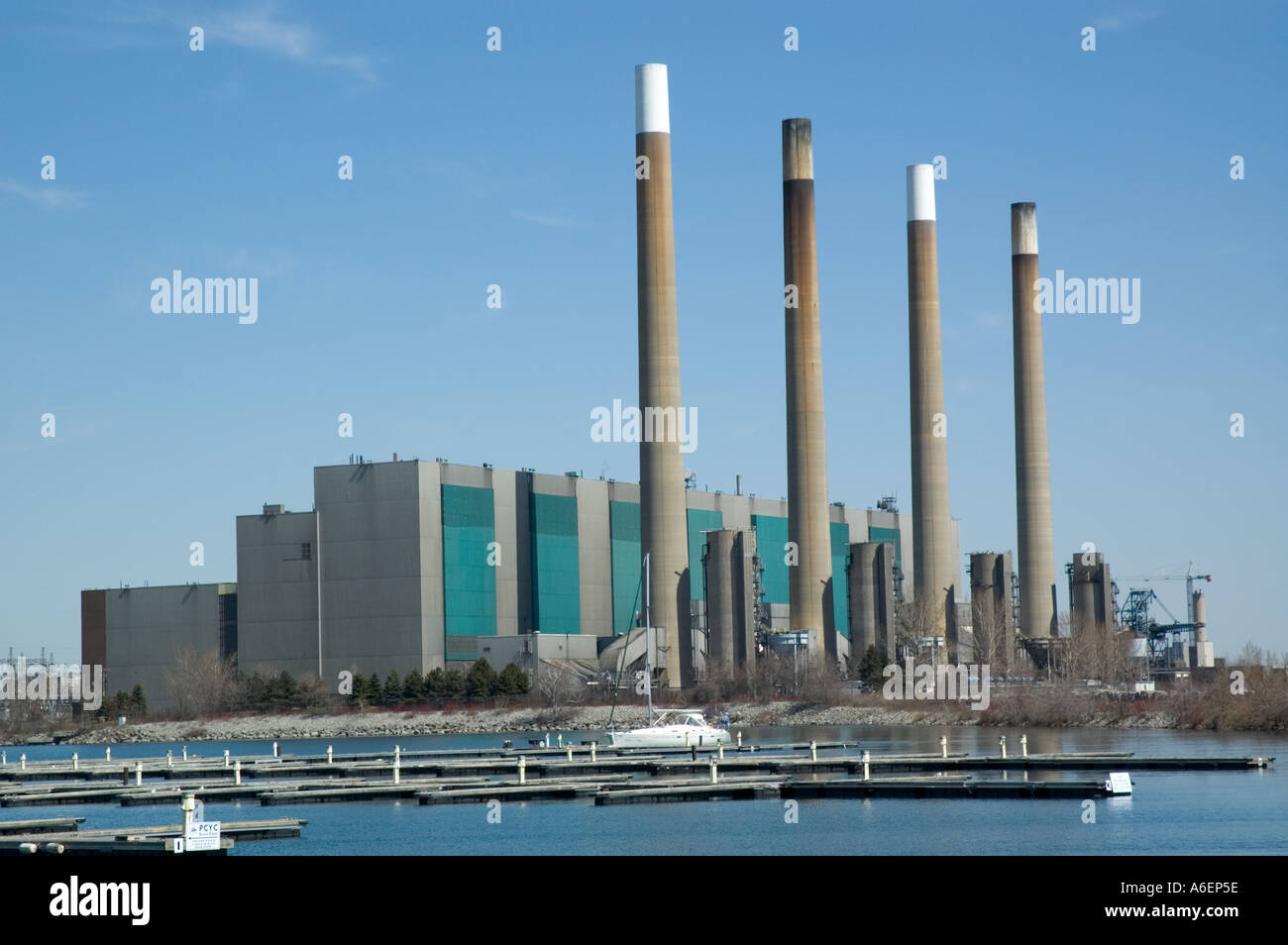 Tall exhaust stacks hi-res stock photography and images - Alamy
