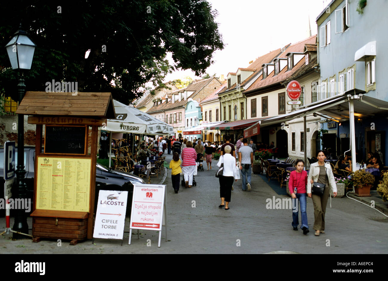 Croatia zagreb street cafe hi-res stock photography and images - Page 4 -  Alamy