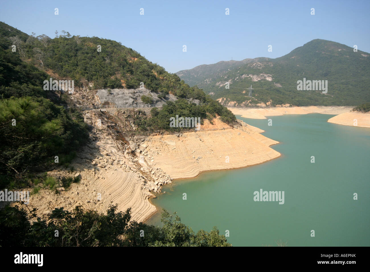 Tai Tam reservoirs, Hong Kong scenic Stock Photo