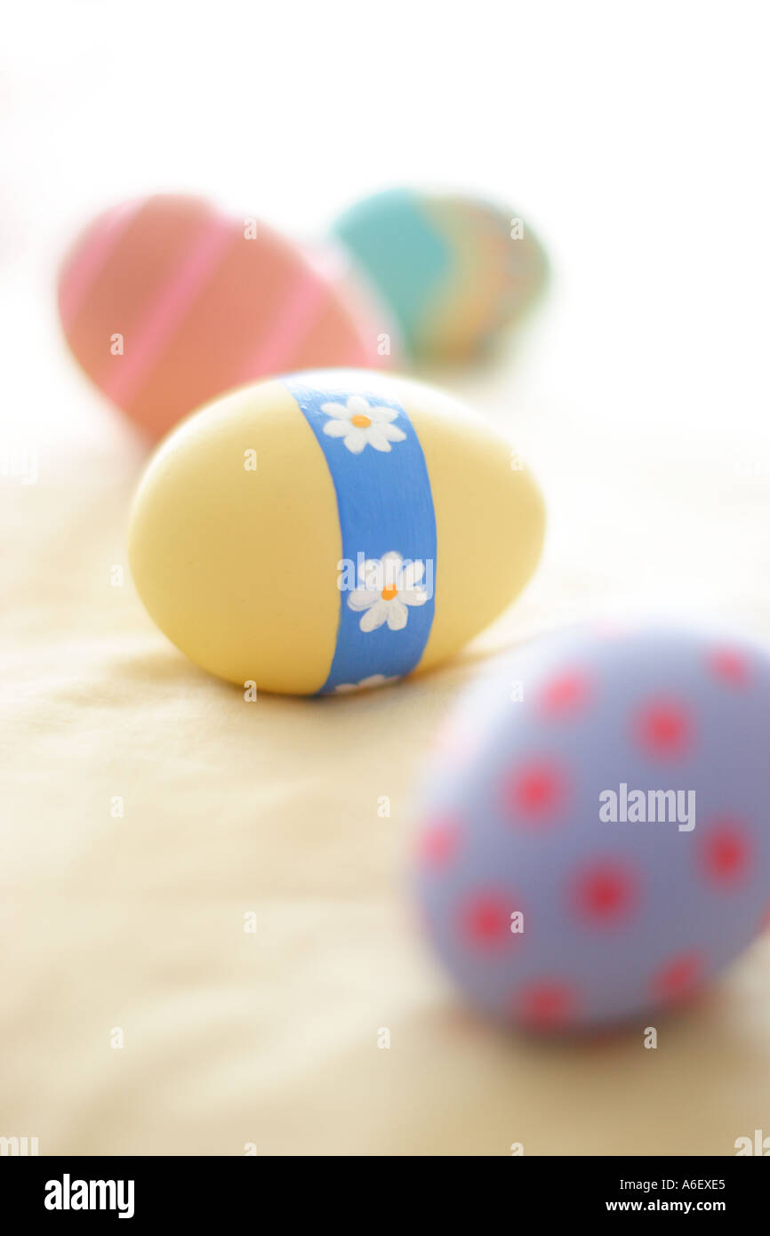 Painted Easter Eggs Stock Photo