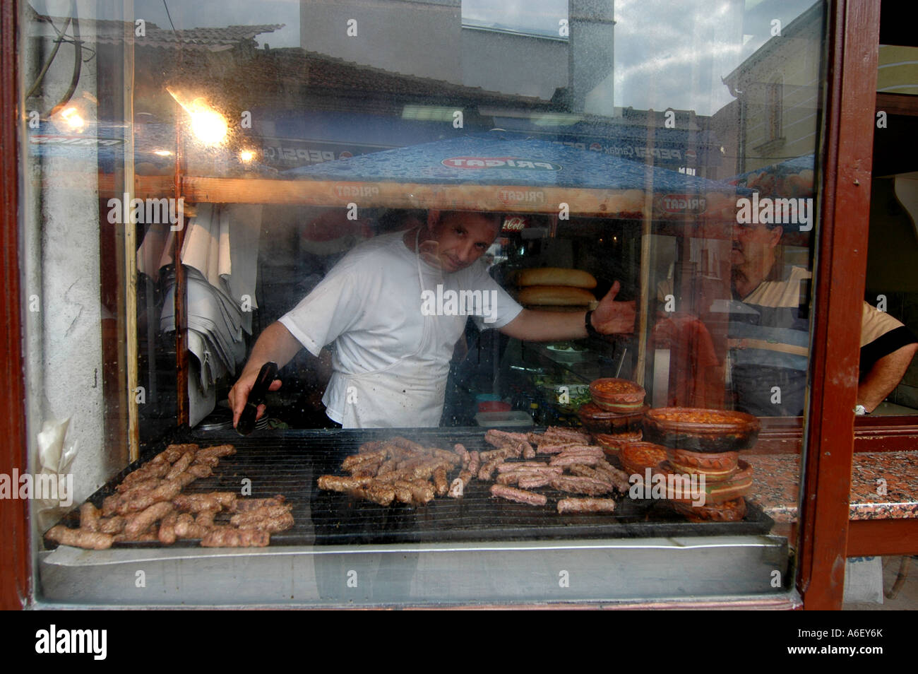 Food stand Stock Photo Alamy