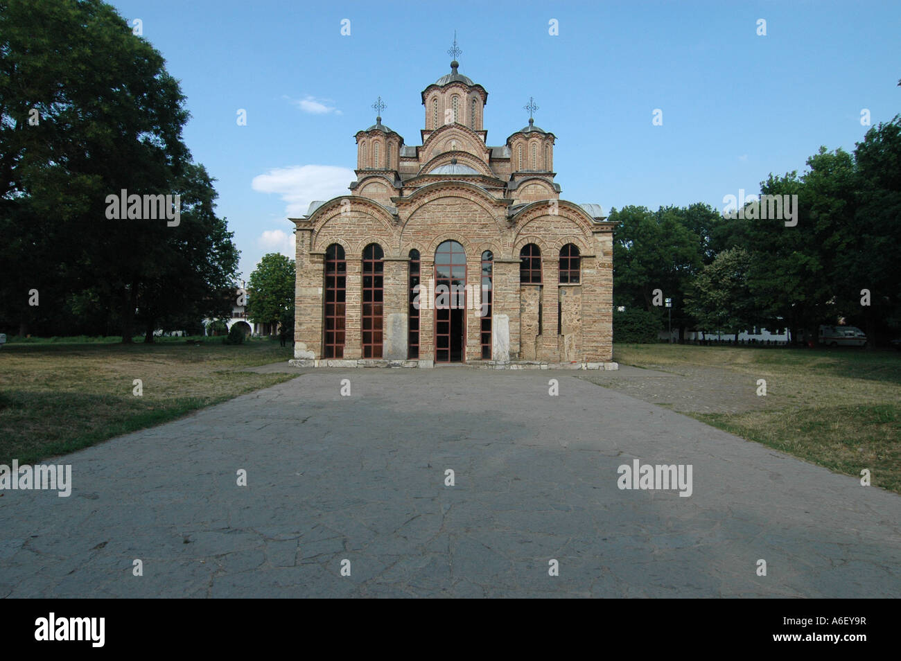 Monastery Gracanica Stock Photo