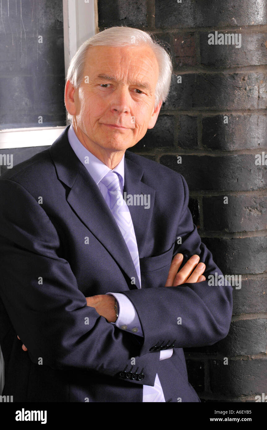 John Humphrys author journalist and BBC tv radio presenter broadcaster Stock Photo