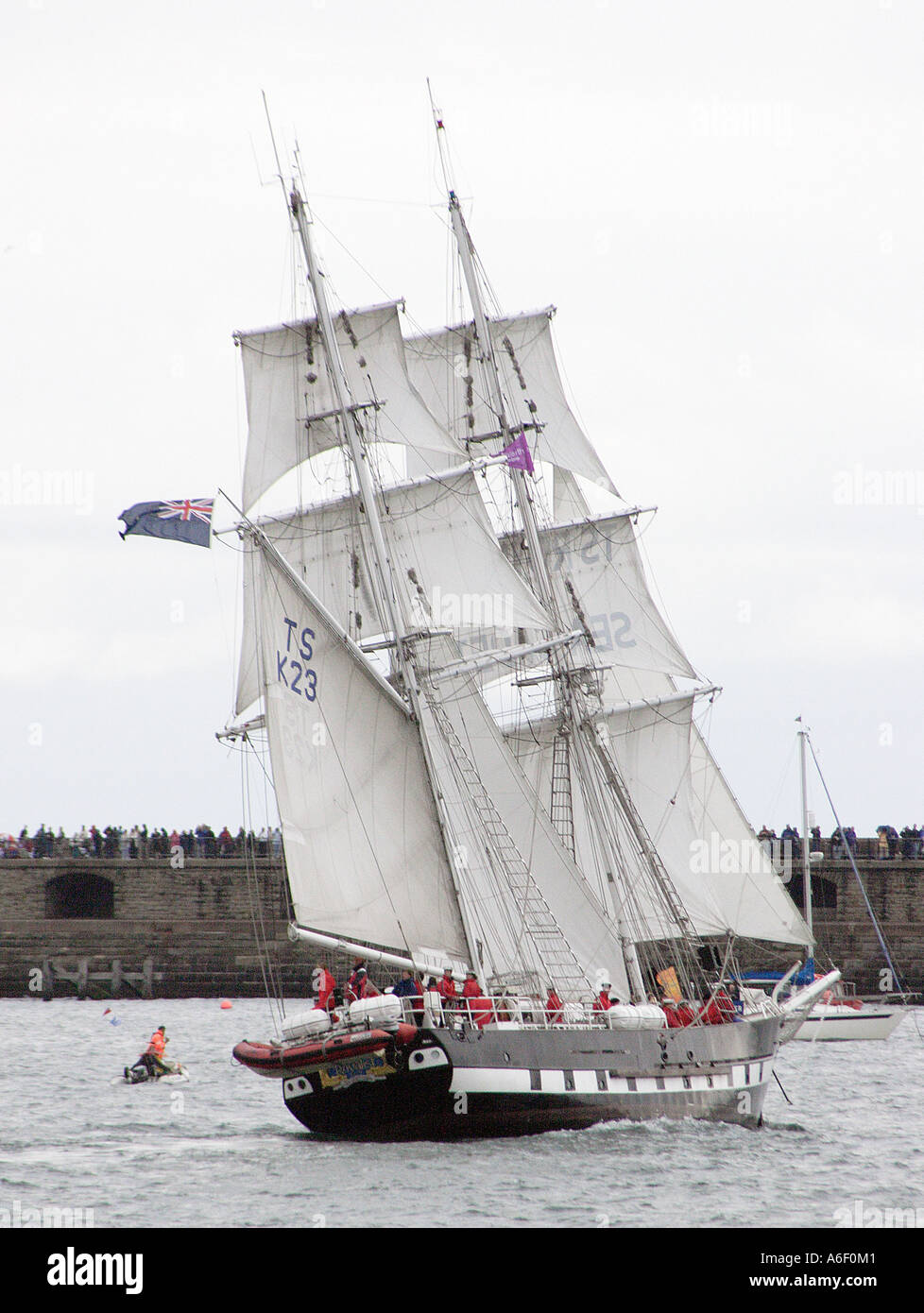 Newcastle sea cadets sailing Stock Photo Alamy
