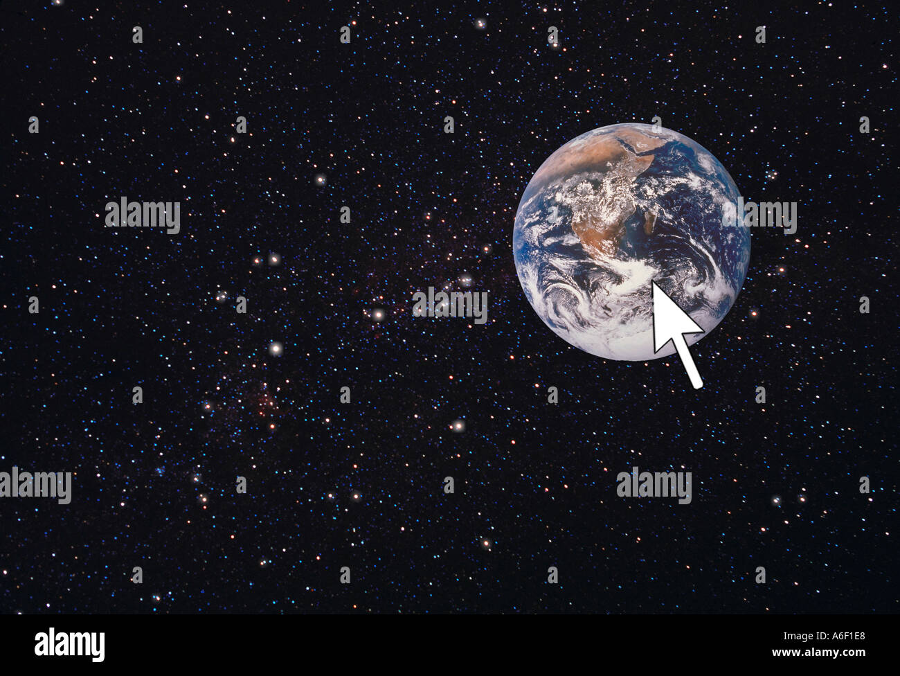 Click On Earth Stock Photo