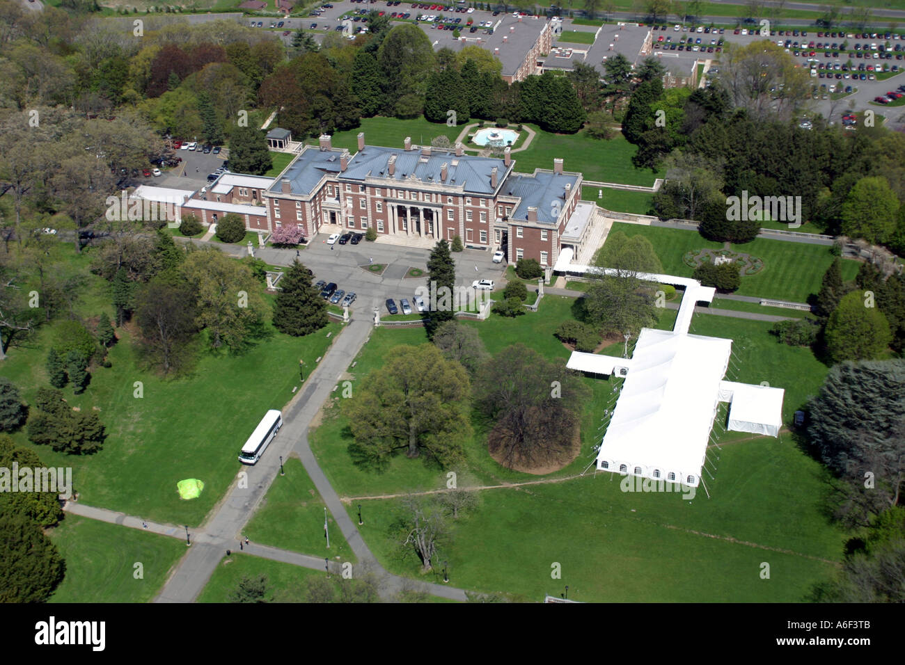 Aerial view of Fairleigh-Dickinson University located in Florham Park, New  Jersey Stock Photo - Alamy