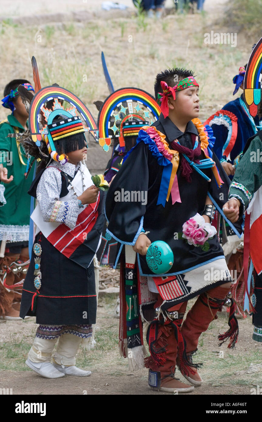 Zuni Pueblo Dancers preforming traditional dances at Bandelier National