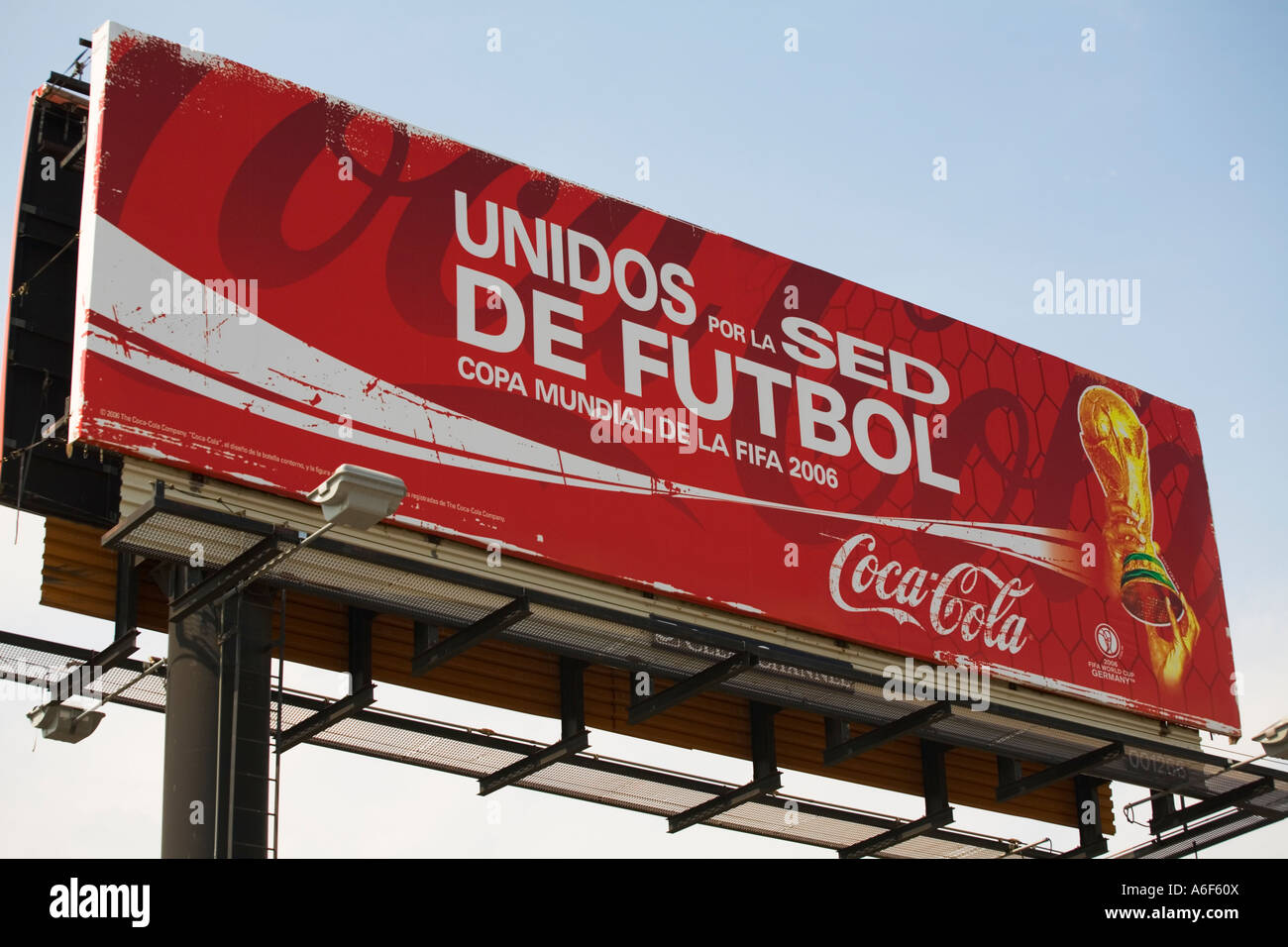 ILLINOIS Chicago Billboard in Spanish for Coca Cola Pilsen neighborhood