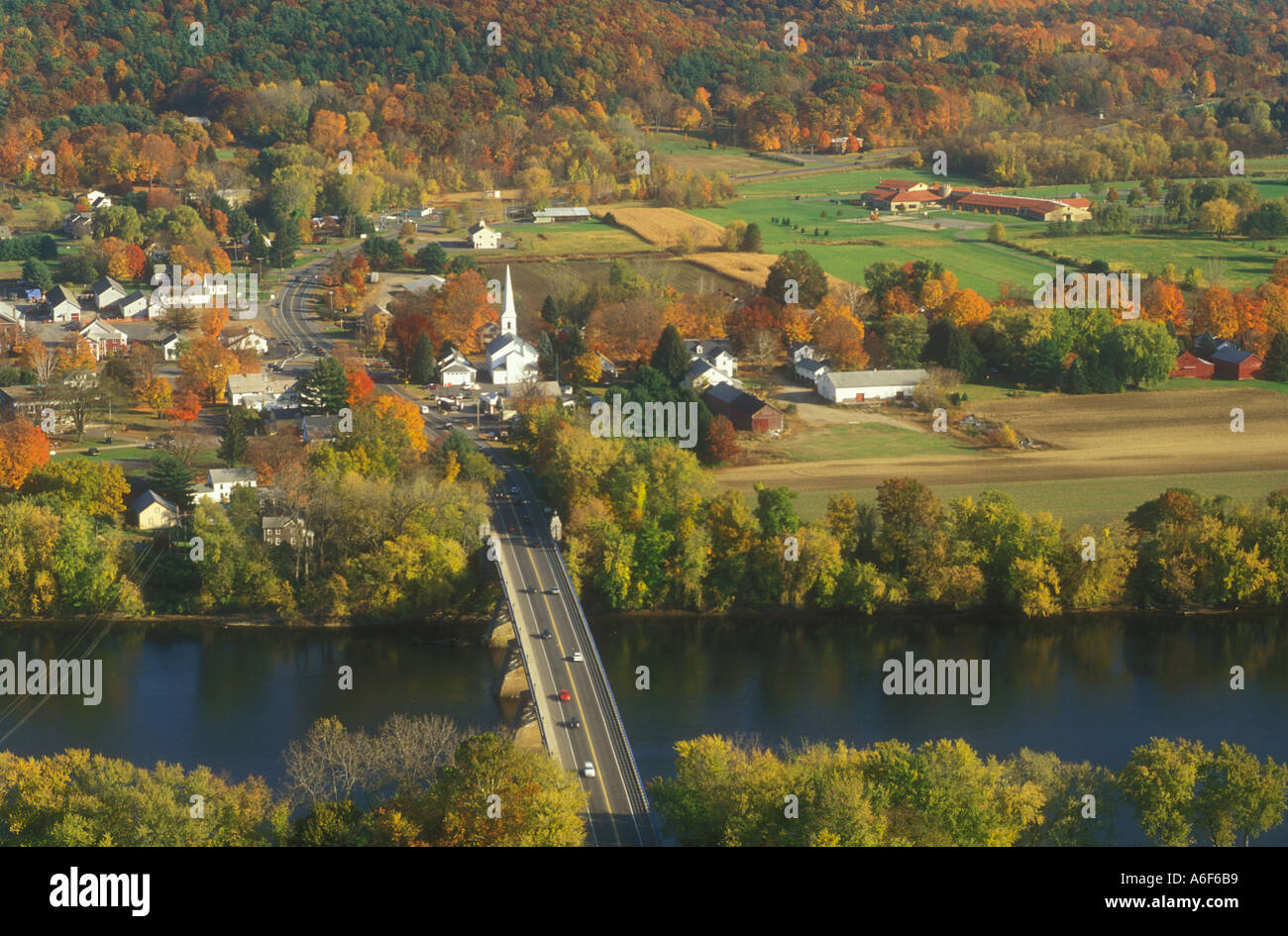 AJ9272, Sunderland, MA, Massachusetts Stock Photo Alamy