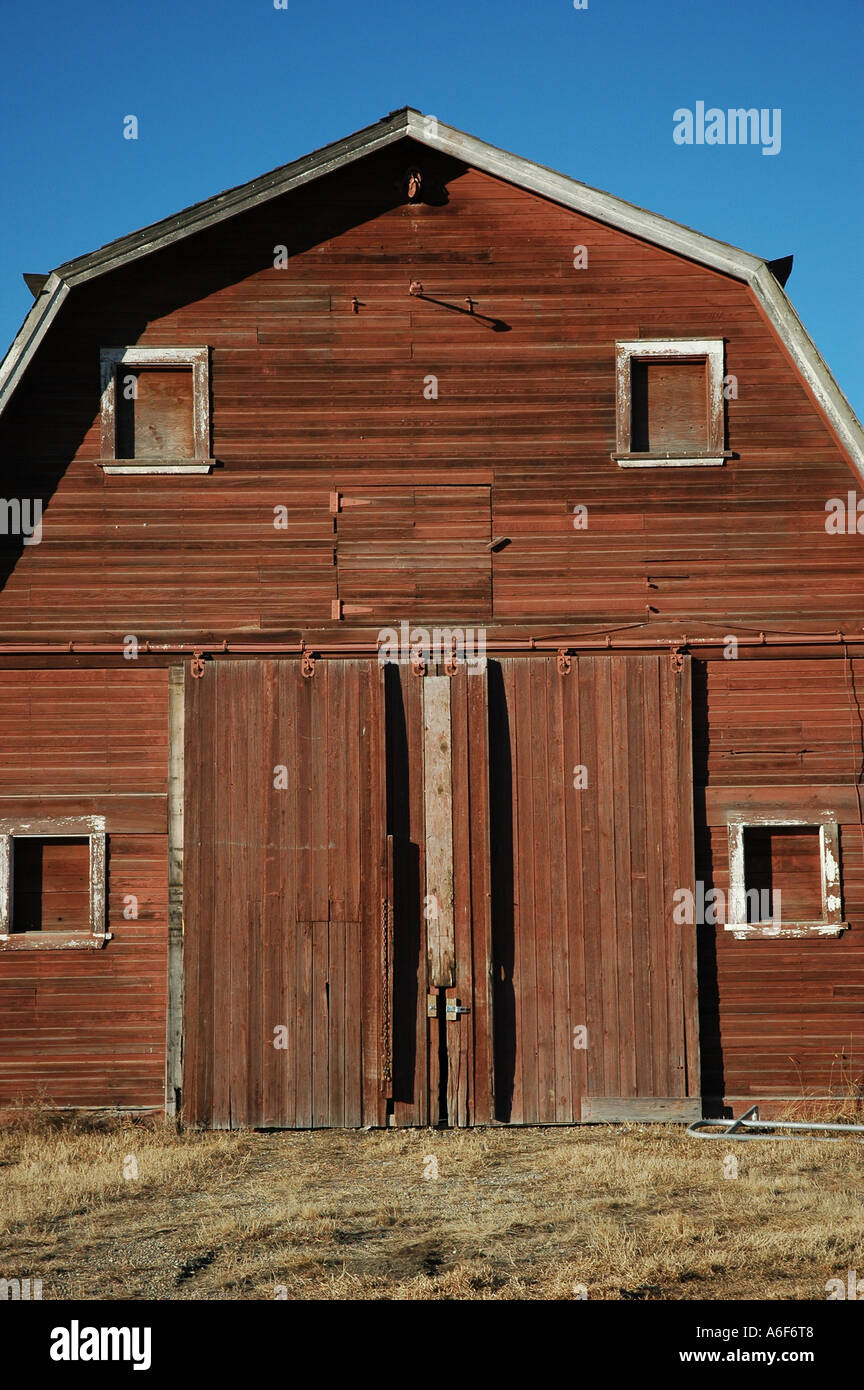 Red barn Stock Photo