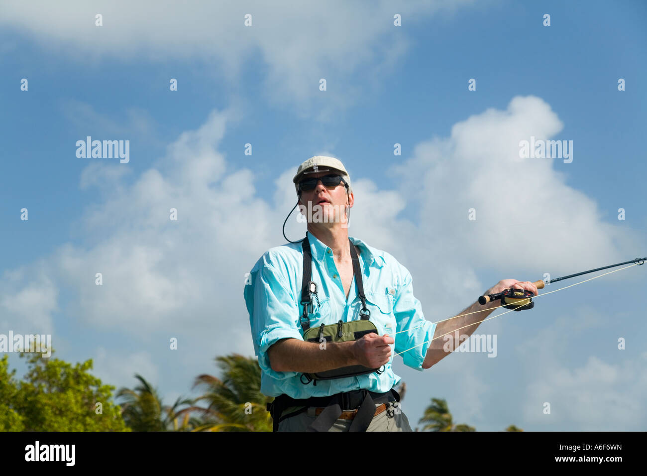 https://c8.alamy.com/comp/A6F6WN/belize-ambergris-caye-adult-male-fly-fishing-in-flats-along-shoreline-A6F6WN.jpg