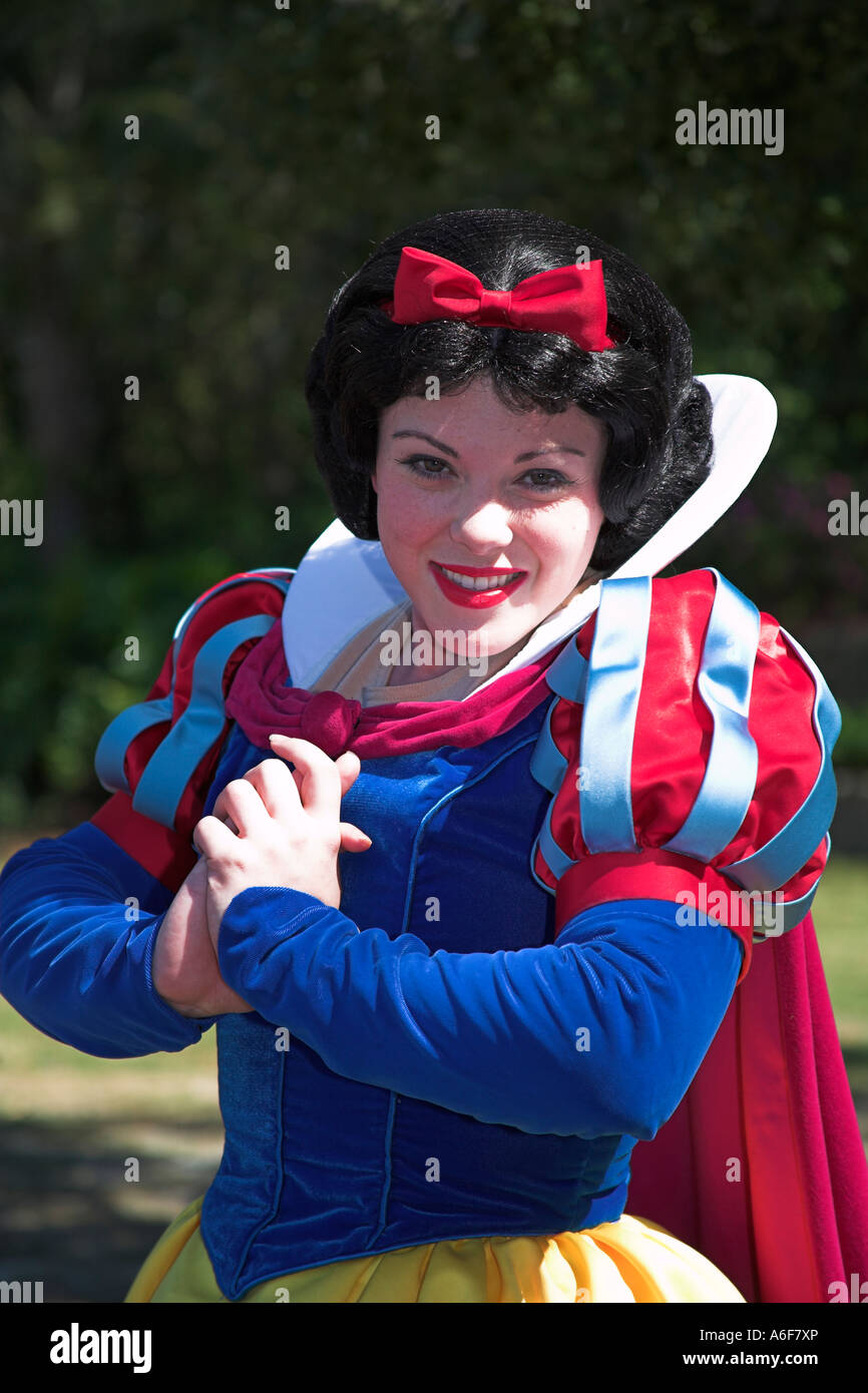 Snow White character in German section of EPCOT Center, World Showcase