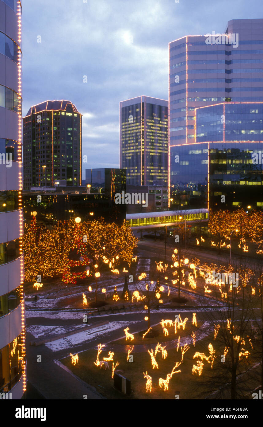 Downtown richmond virginia in christmas hires stock photography and