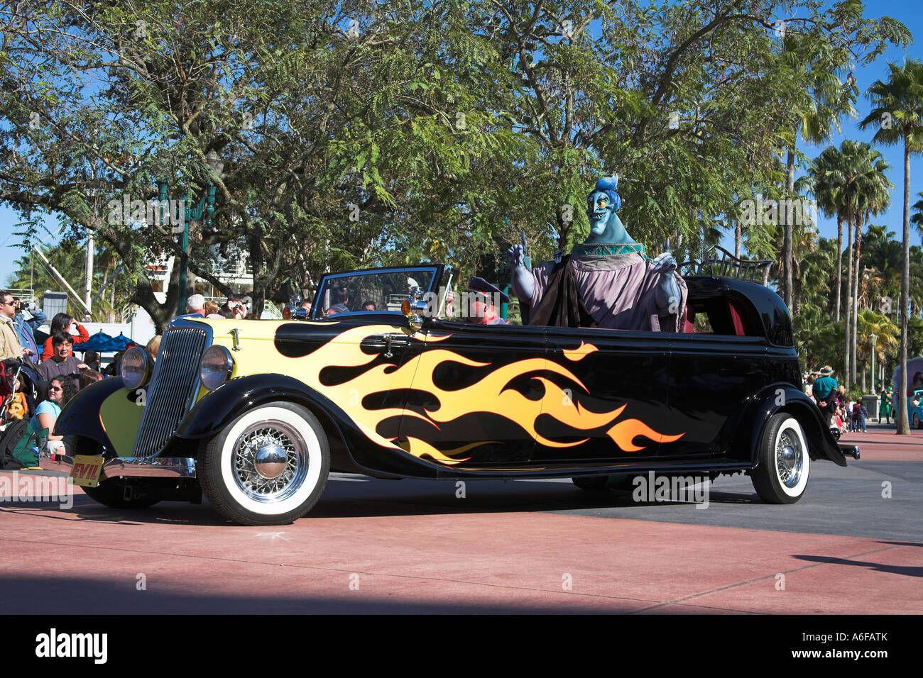 Character in Evil car, Disney Stars and Motor Cars Parade, Disney MGM