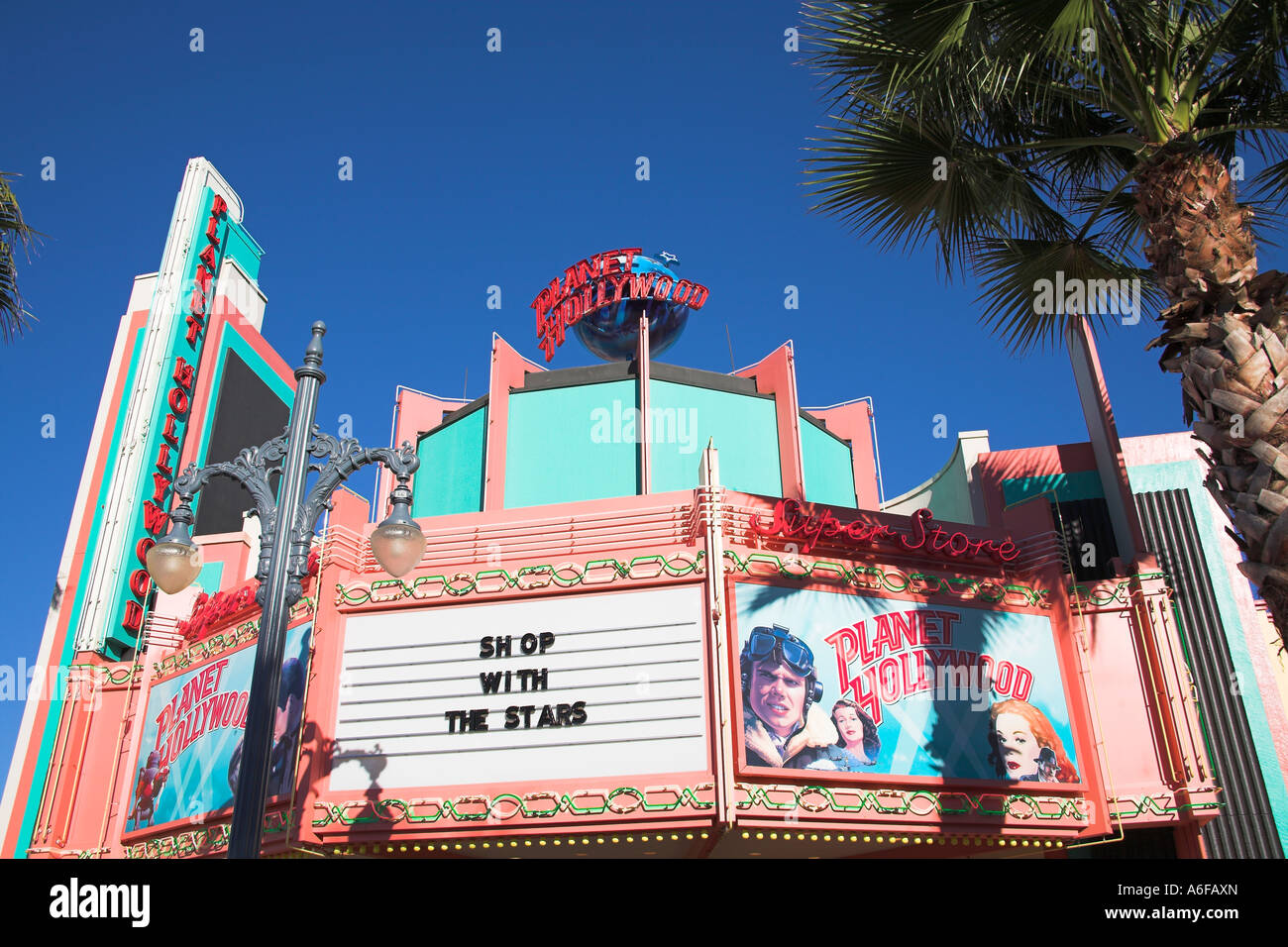 Planet Hollywood, Disney MGM Studios, Disney World, Orlando, Florida, USA Stock Photo
