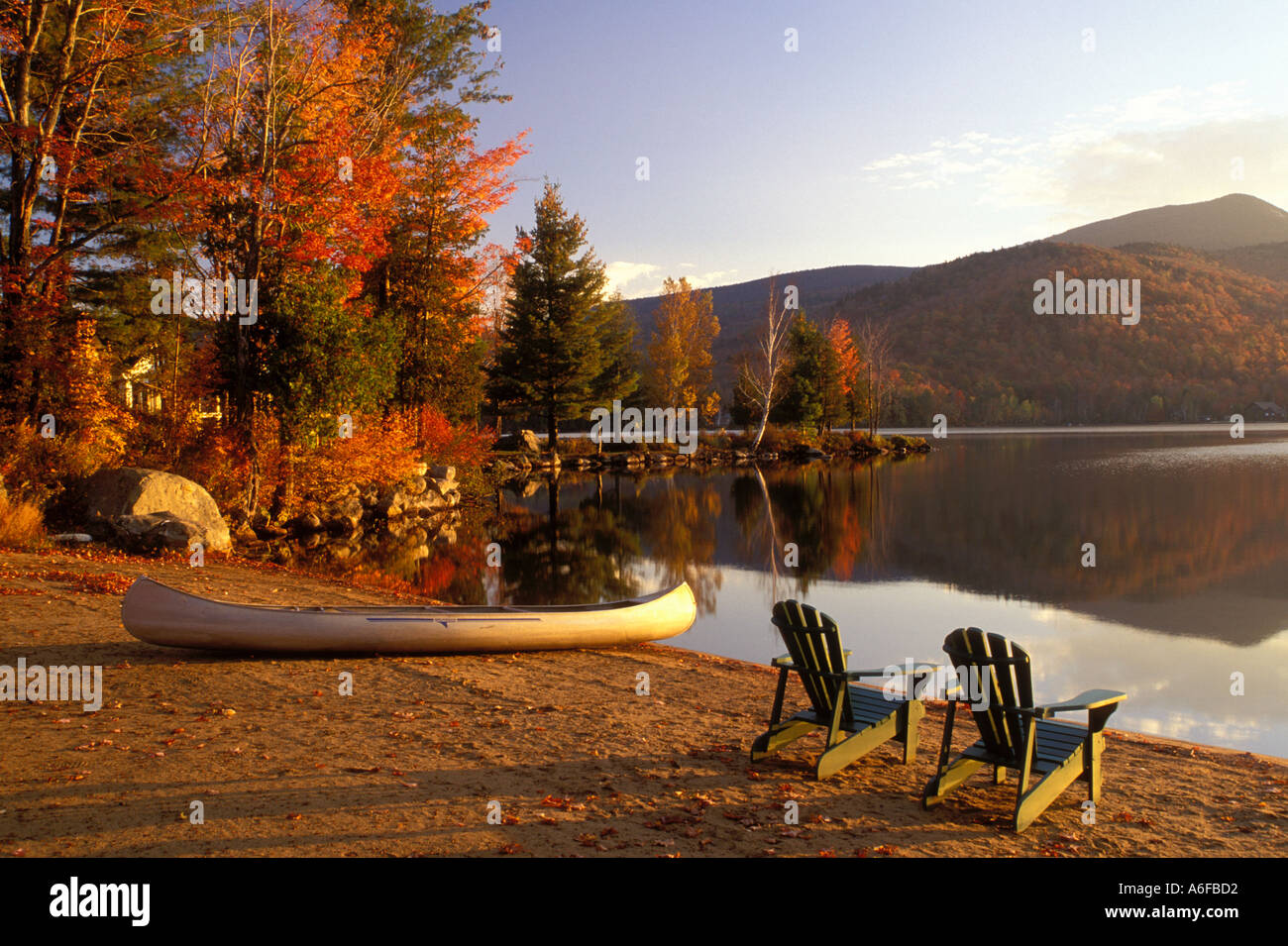 AJ8861, Adirondacks, New York, Blue Mountain Lake, NY Stock Photo Alamy