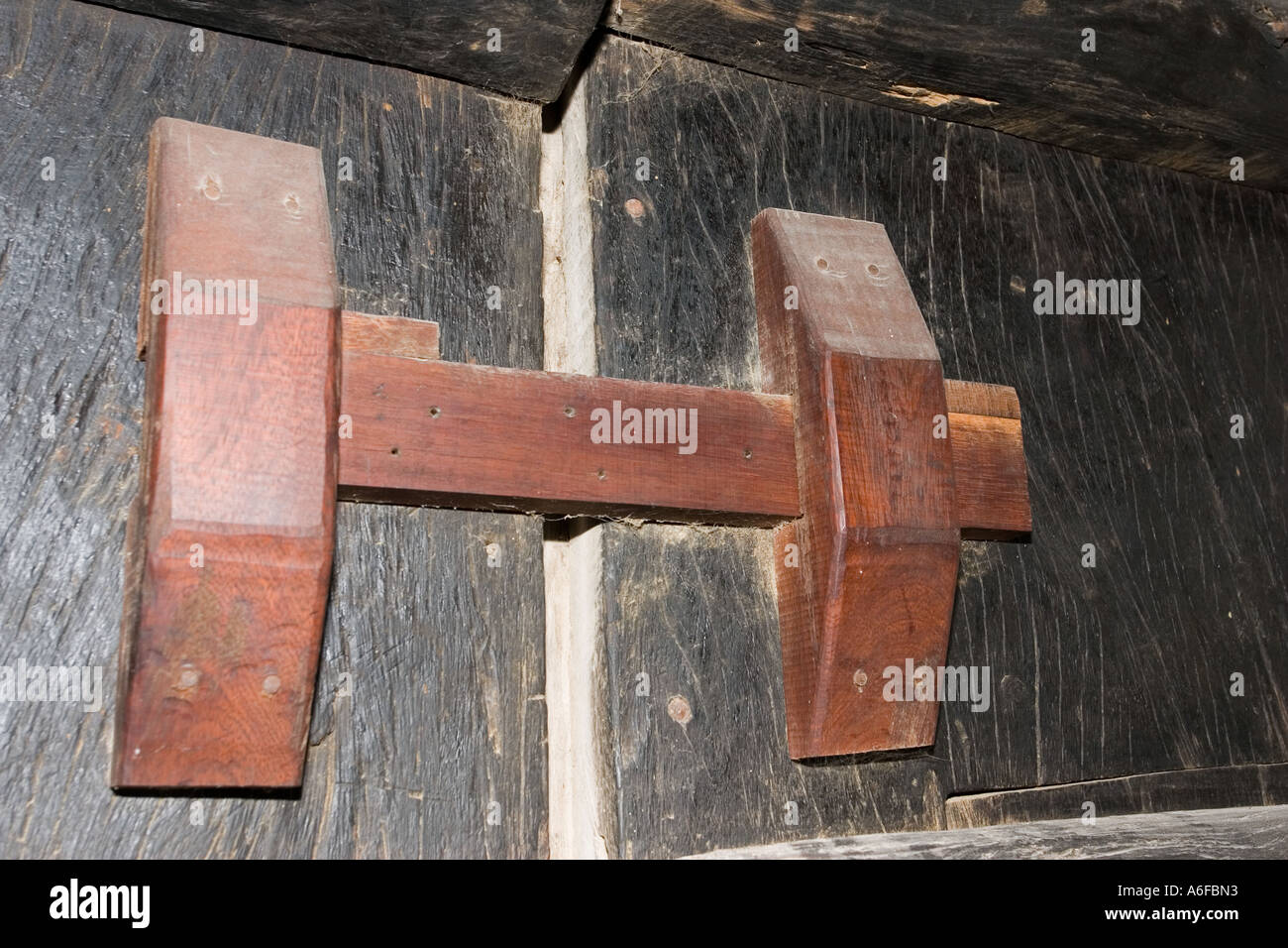Wooden door lock on traditional doors Lamu Island Kenya East Africa Stock Photo Alamy