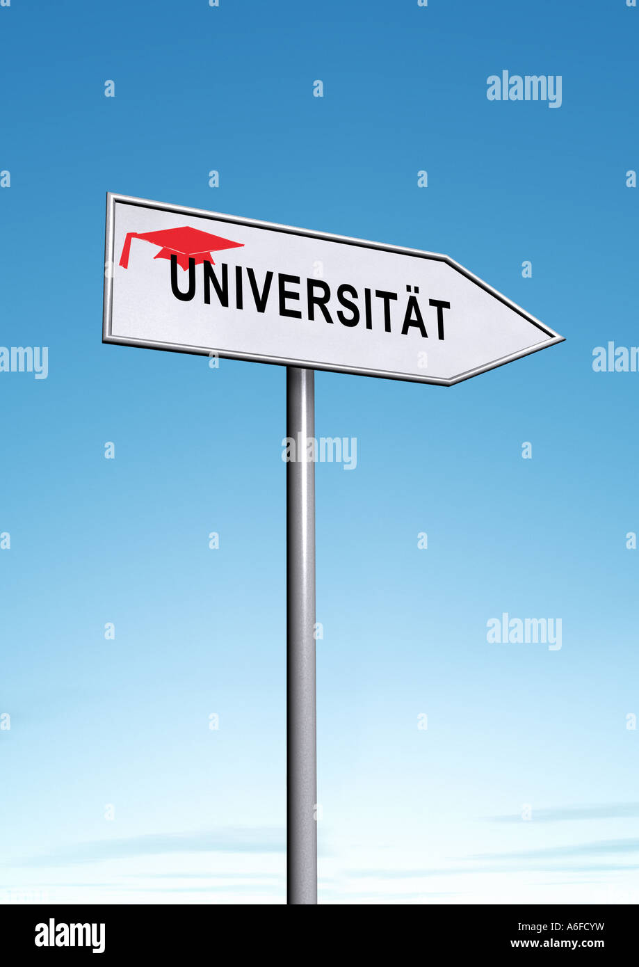 university Universität Stock Photo