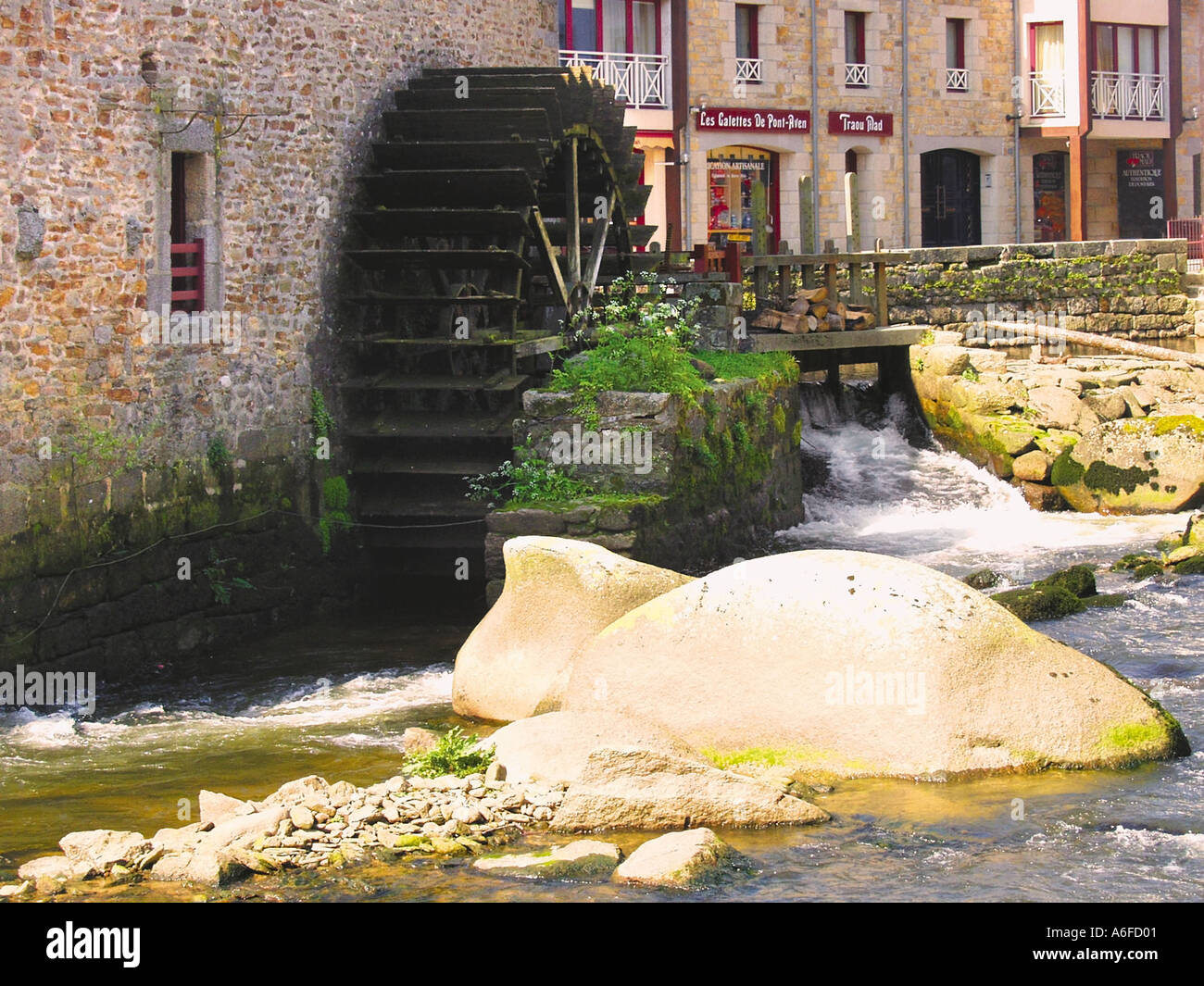 france brittany pont aven Stock Photo