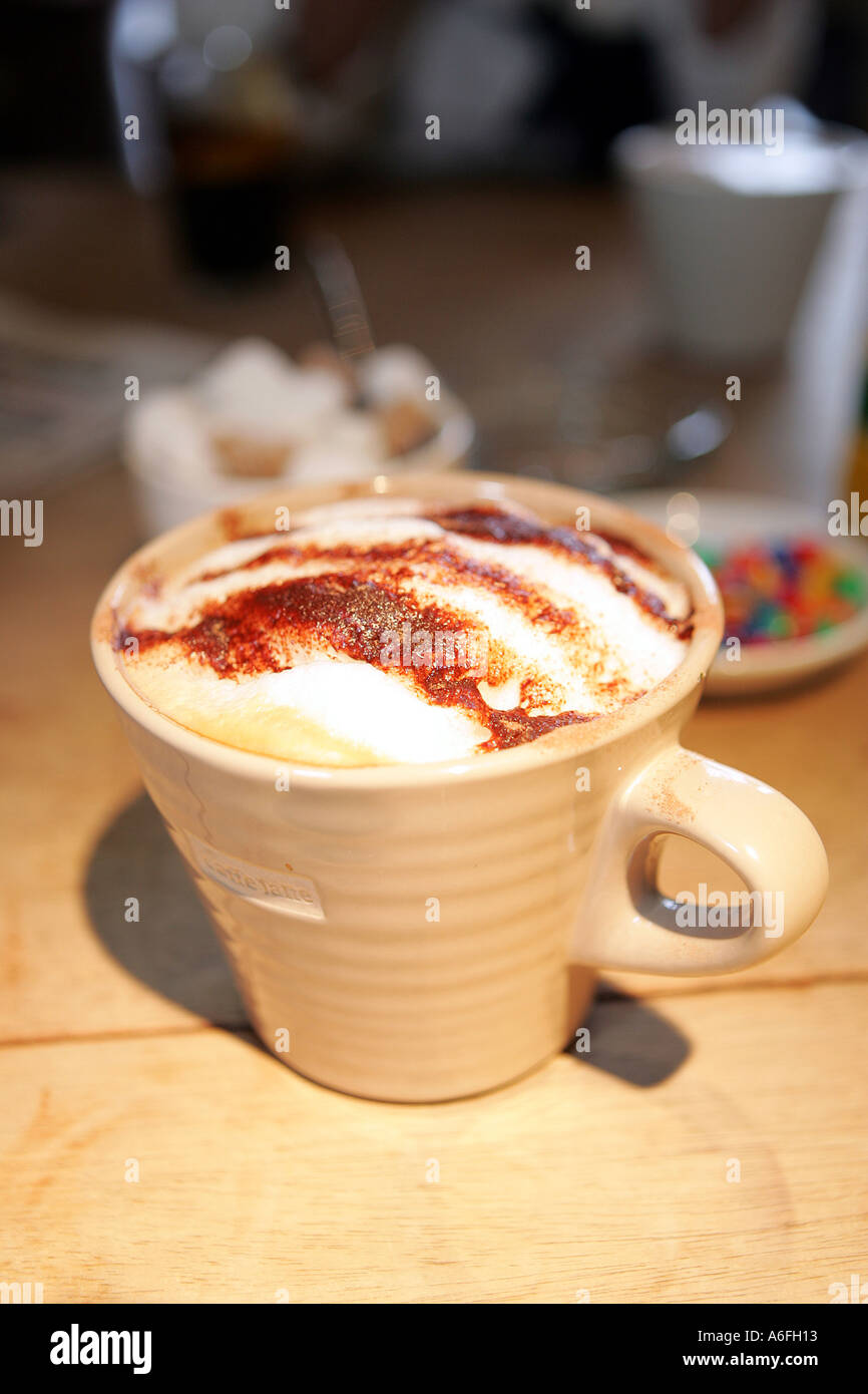 A Large Cup Of Coffee Stock Photo Alamy