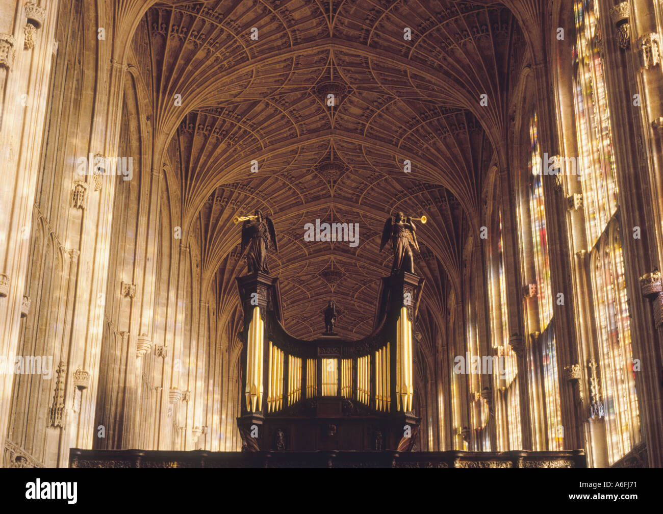 Gothic fan vaulting stained glass hires stock photography and images