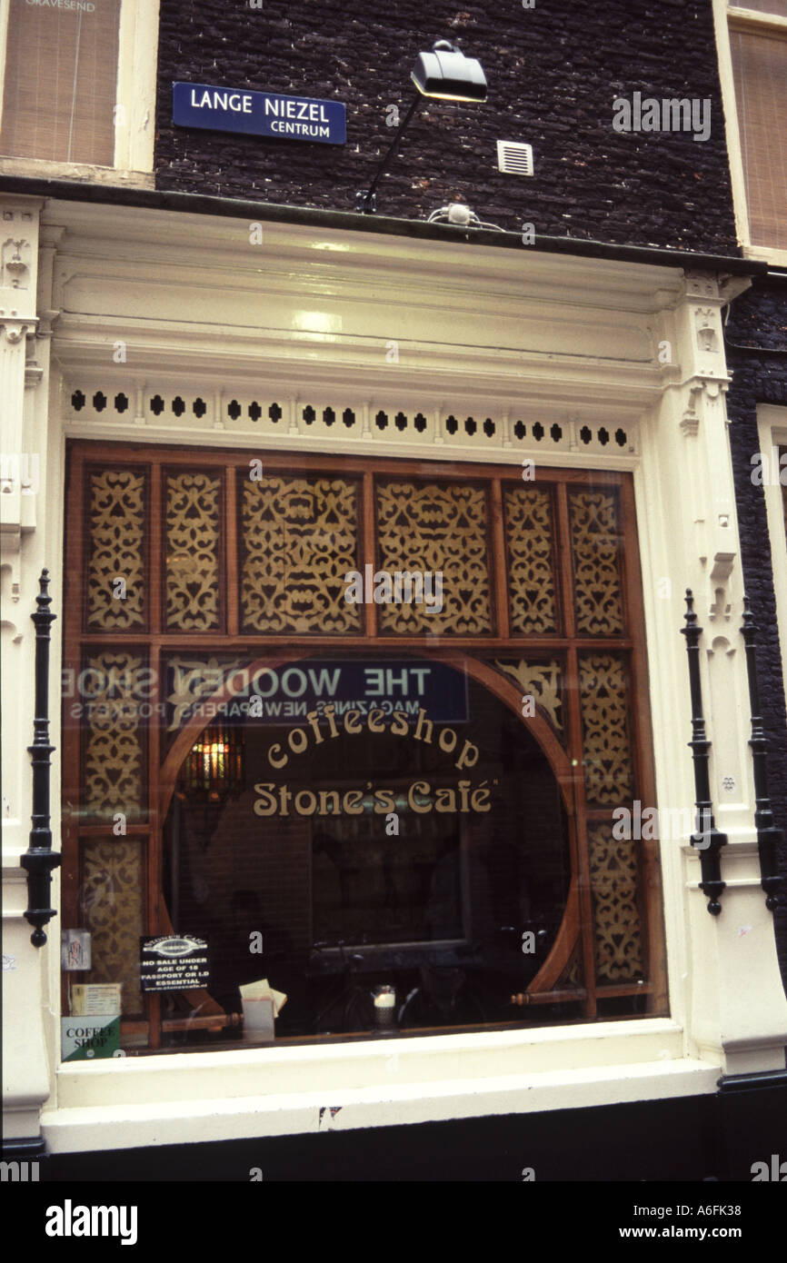 Stones Cafe Amsterdam Stock Photo Alamy