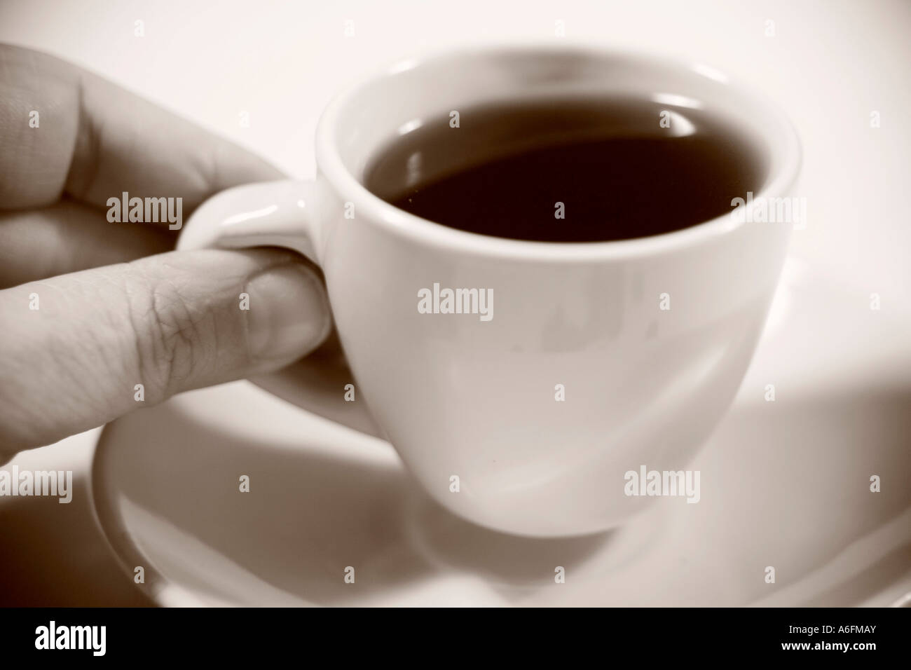 Cup of espresso coffee Stock Photo - Alamy