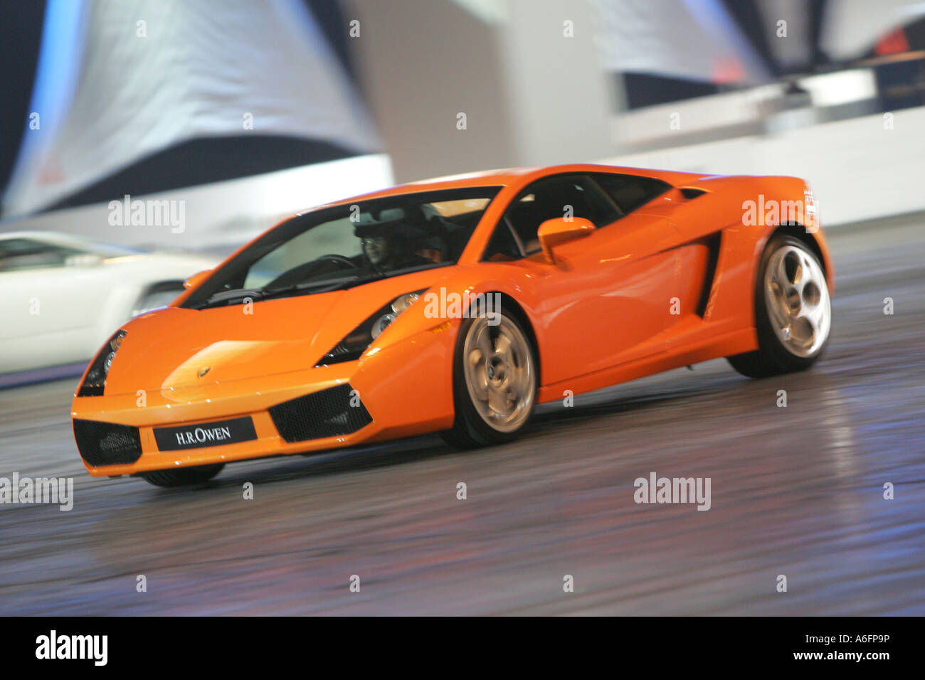 Super car show off at NEC, Birmingham Stock Photo Alamy