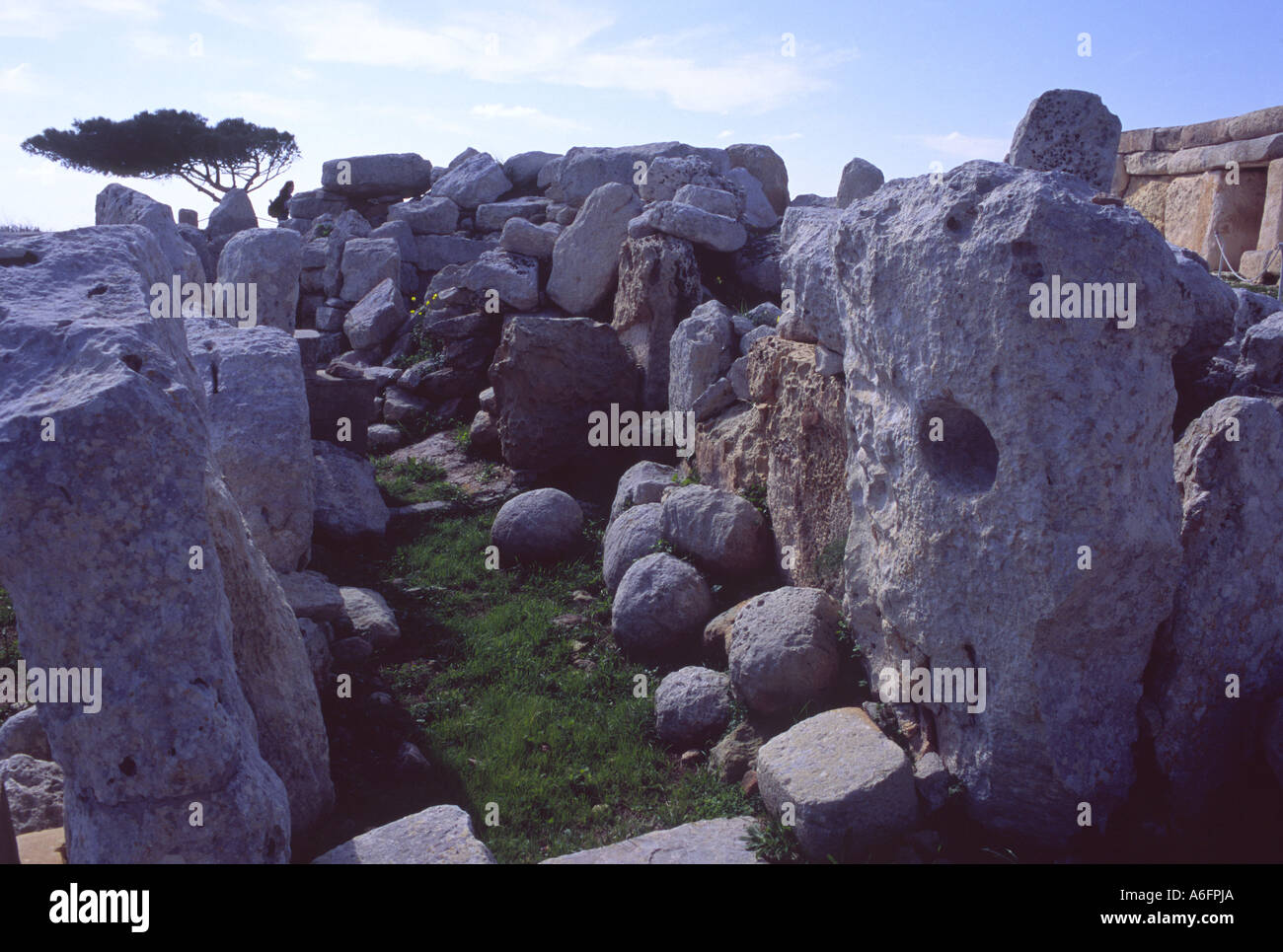 Hagar Qim, Malta Stock Photo Alamy
