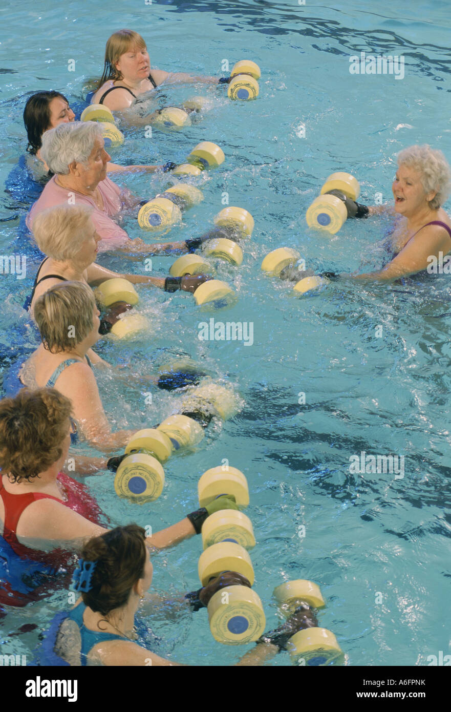 Senior citizens swimming hires stock photography and images Alamy