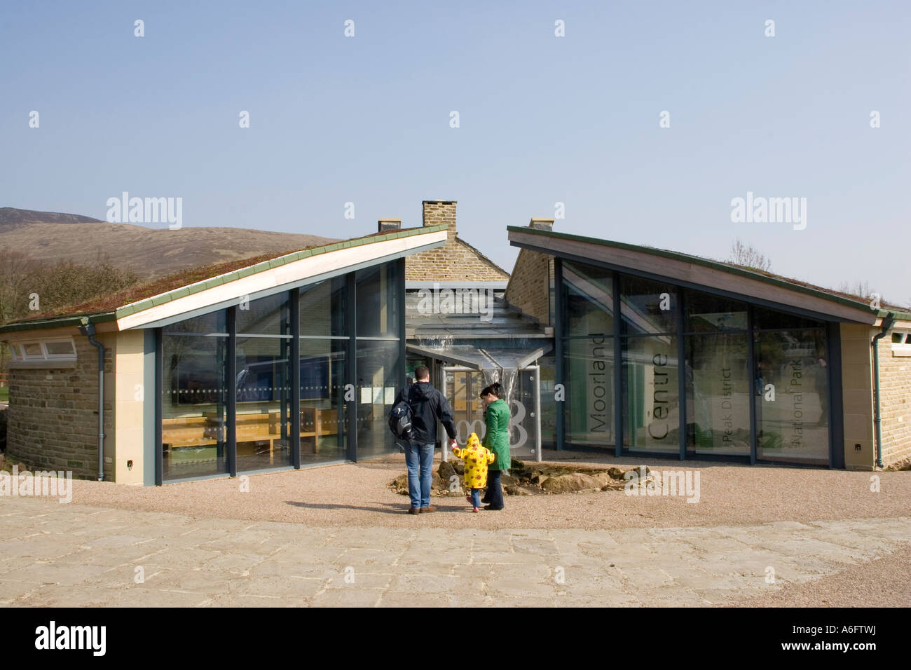 Edale visitors centre, Peak District, Derbyshire, UK Stock Photo Alamy