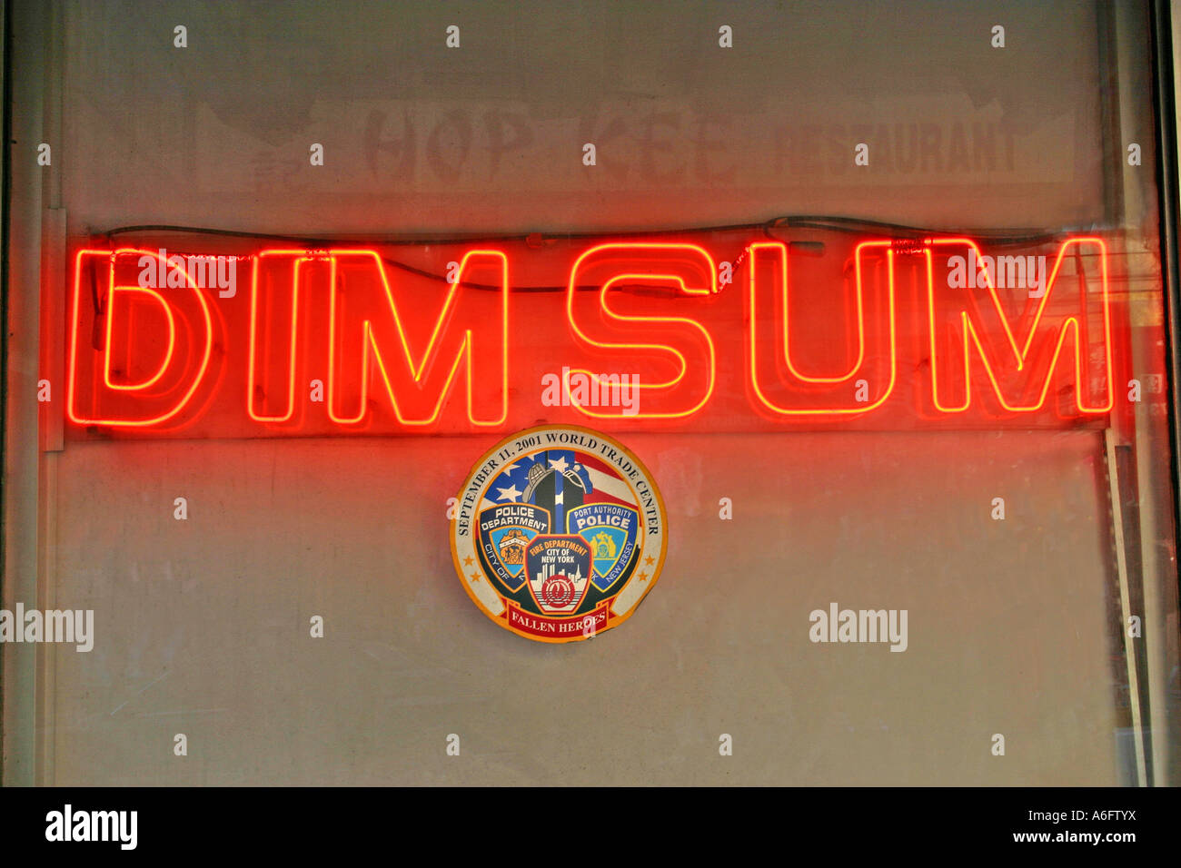 Dim Sum Restaurant Chinatown New York City A6FTYX 