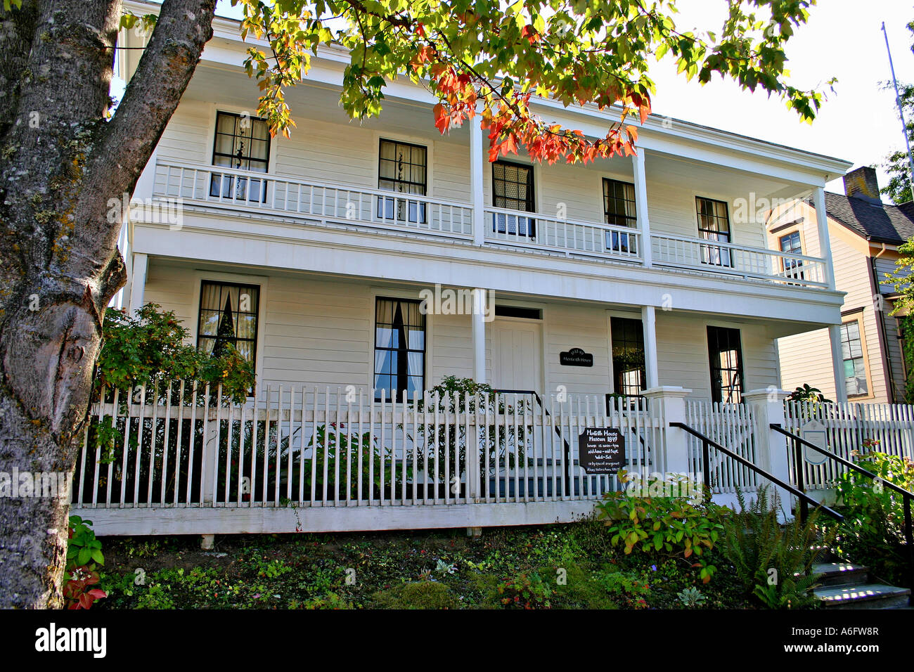 Historic Monteith House Museum Albany Oregon Stock Photo Alamy