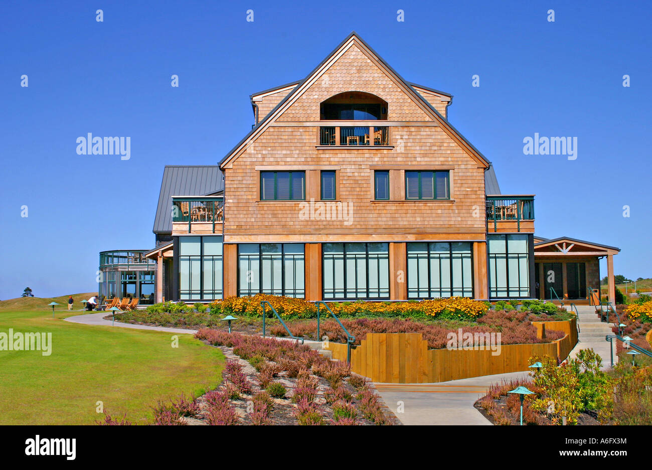 Lodge at Bandon Dunes Golf Resort Bandon Oregon Stock Photo Alamy