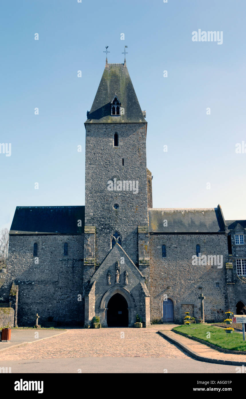 Abbey at Lonlay l Abbaye Orne 61 France Stock Photo Alamy