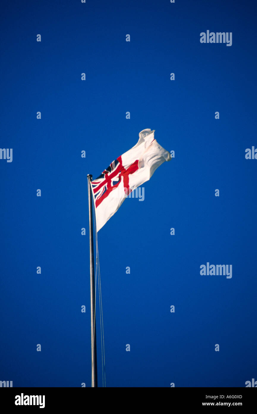 White ensign flag Stock Photo Alamy