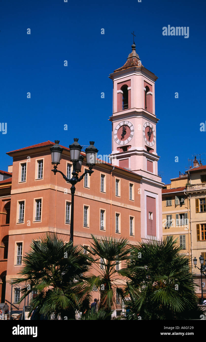 Typical architecture in the Vieux Nice Stock Photo