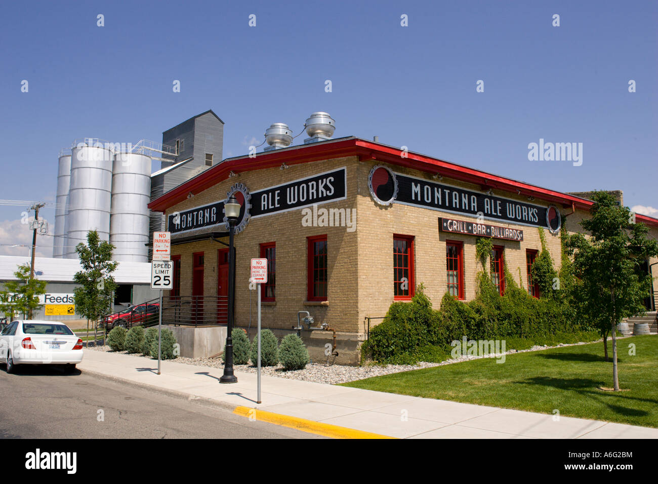 BOZEMAN MONTANA USA Montana Ale Works brewery downtown Bozeman Stock Photo