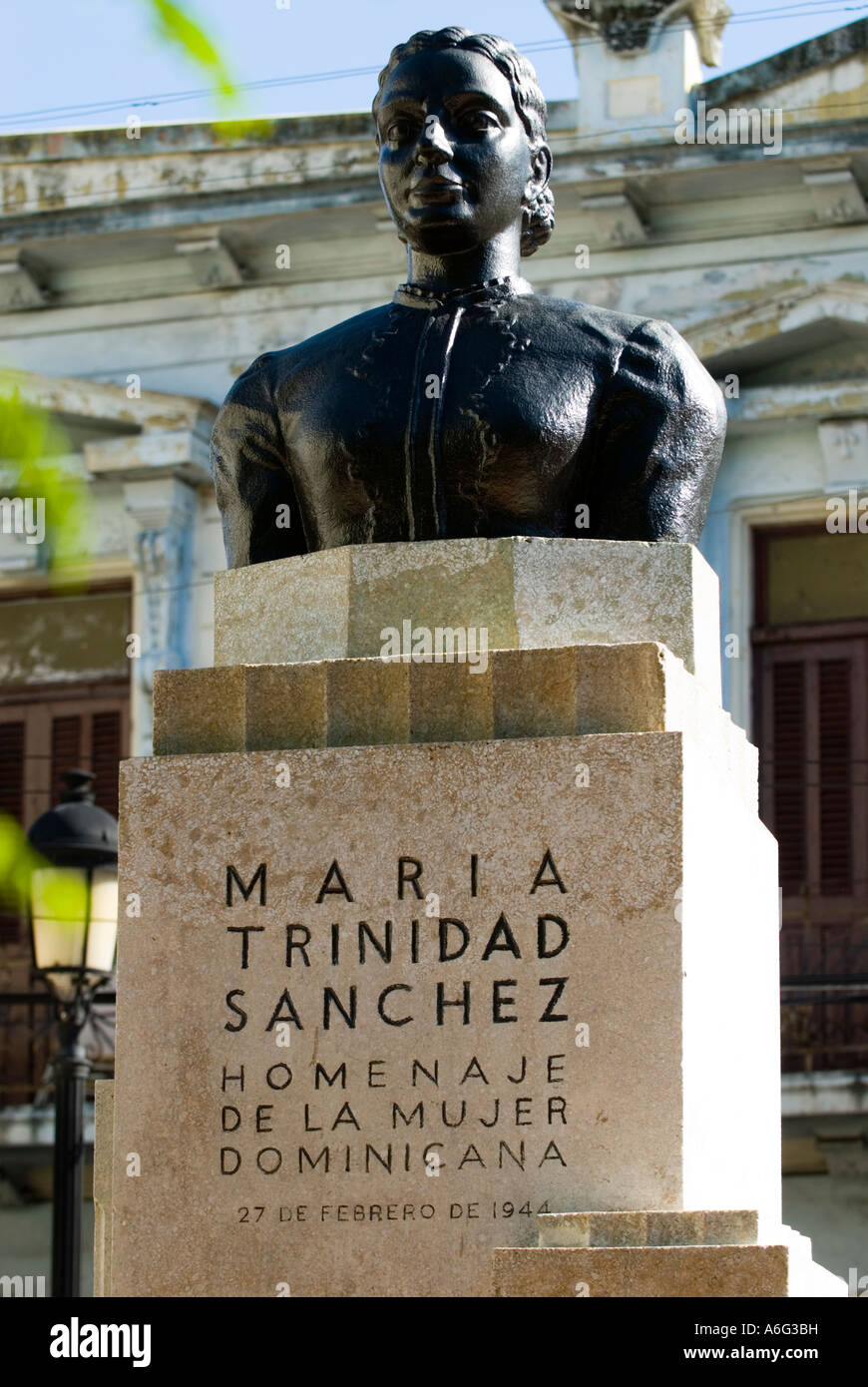 Bust of Maria Trinidad Sanchez, Colonial Zone, Santo Domingo