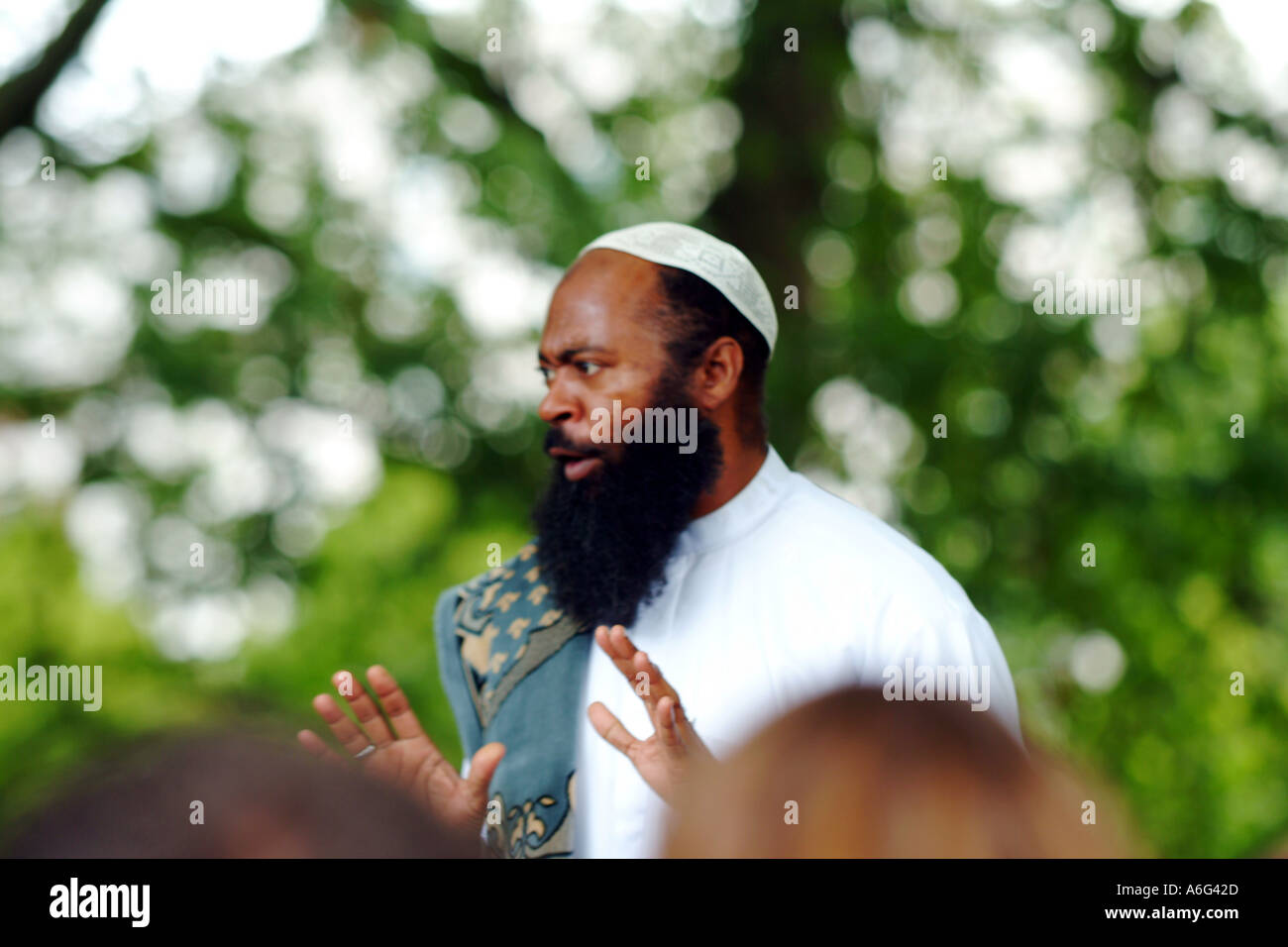 speaker s corner Stock Photo