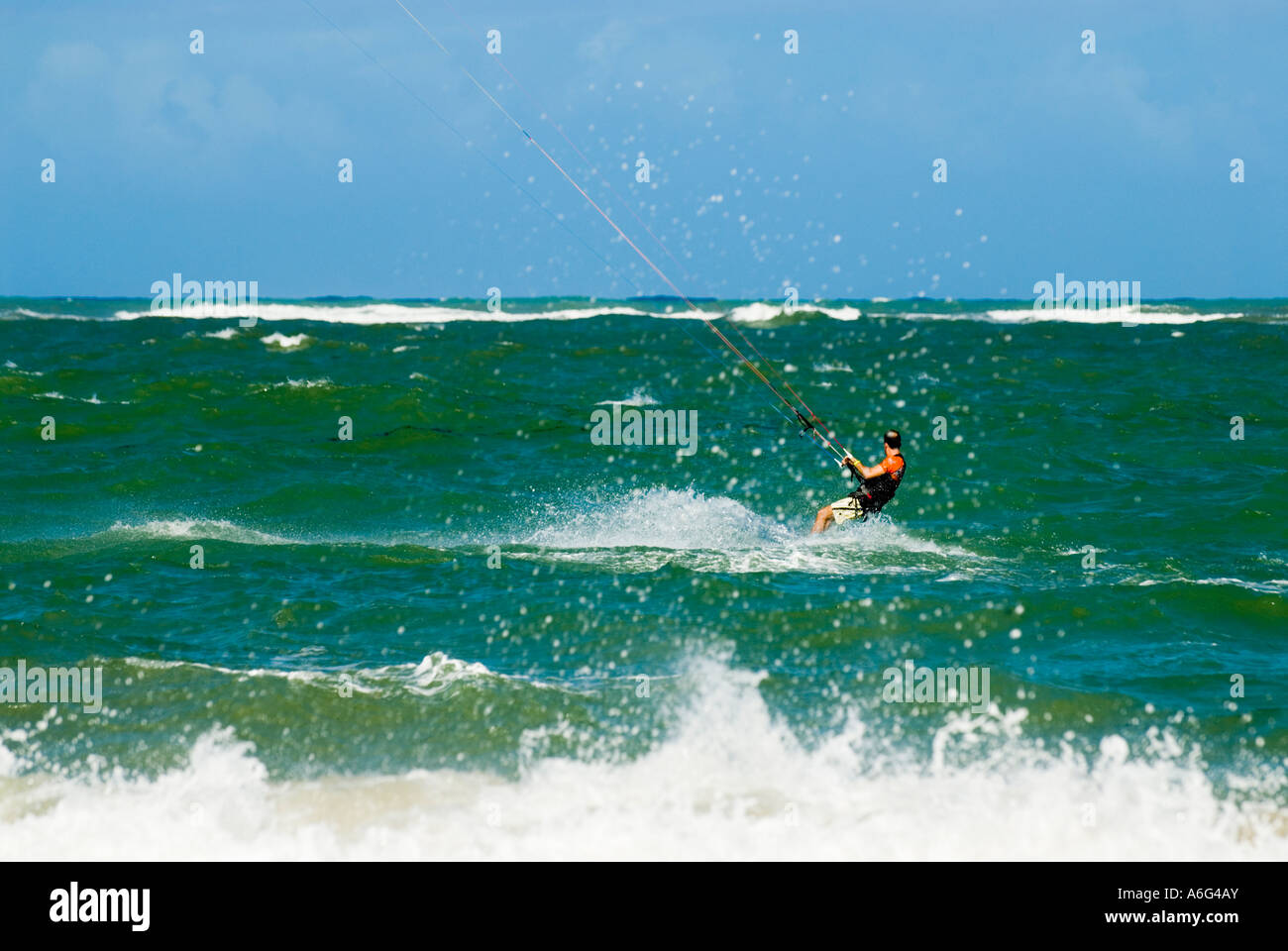 Kite surfing, Cabarete, Dominican Republic, 1/07 Stock Photo Alamy