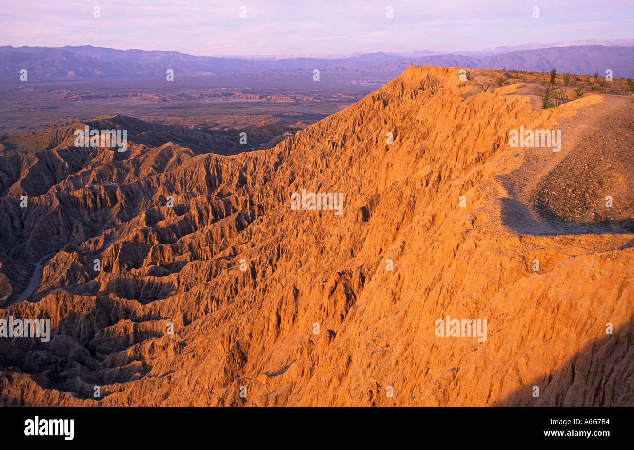 California Anza Borrego Desert State Park Font s Point early morning