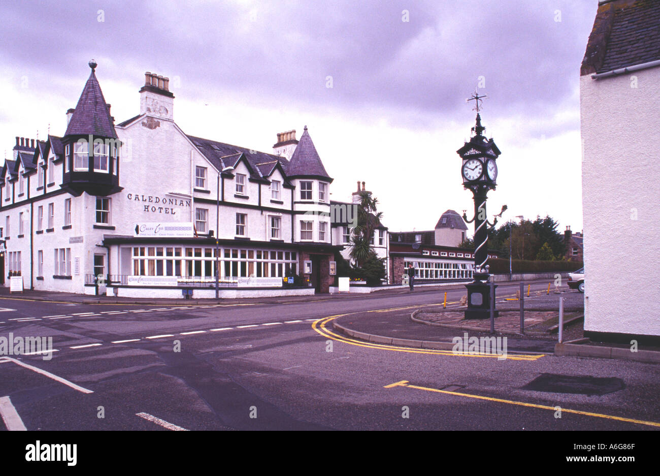 Caledonian Hotel Ullapool Wester Ross North West Scotland Europe Stock Photo