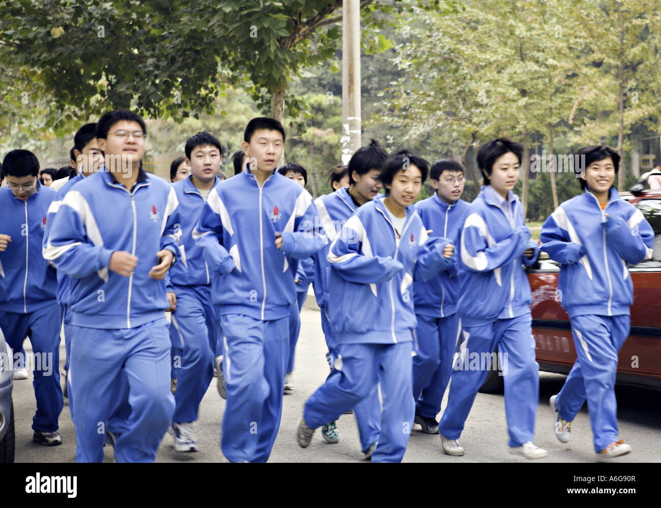 Chinese high schoolers .. could any of them be the popular jock in the ...