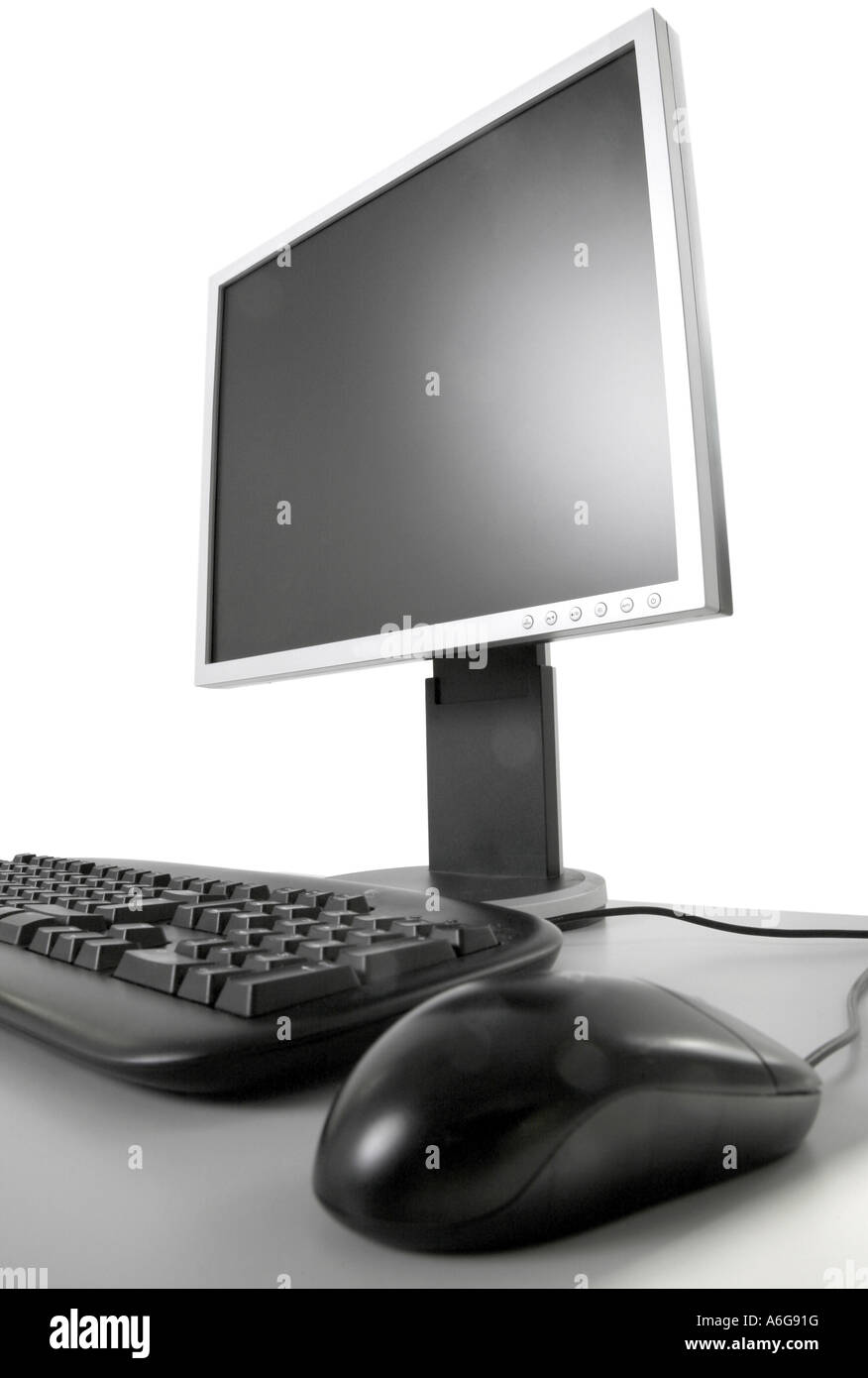 computer workstation Stock Photo