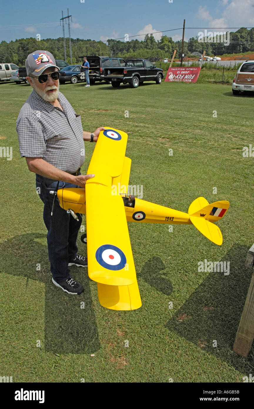 Remote Control airplanes flown as a hobby hand made by the pilots who fly  them Stock Photo - Alamy