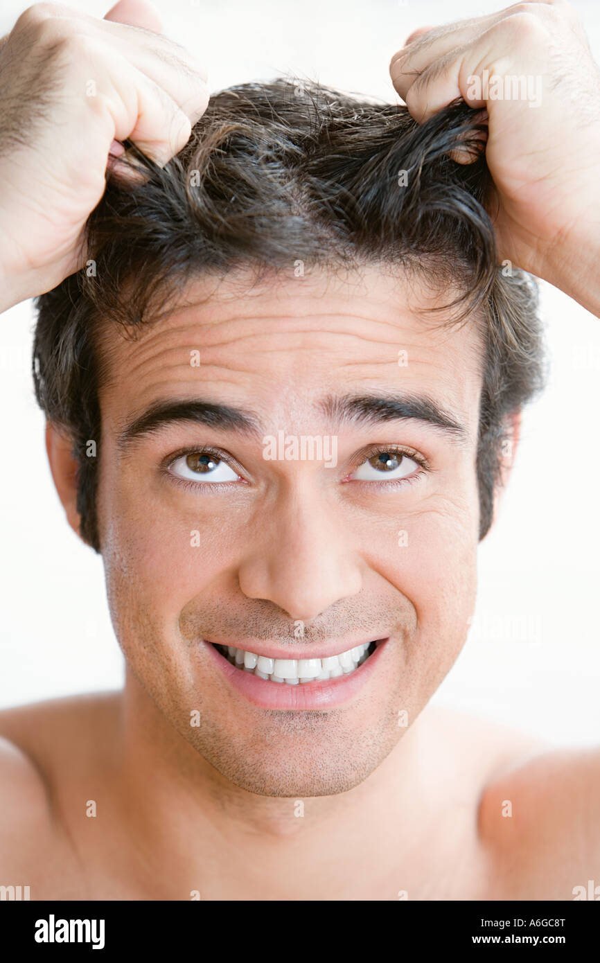Tearing Your Hair Out High Resolution Stock Photography And Images Alamy
