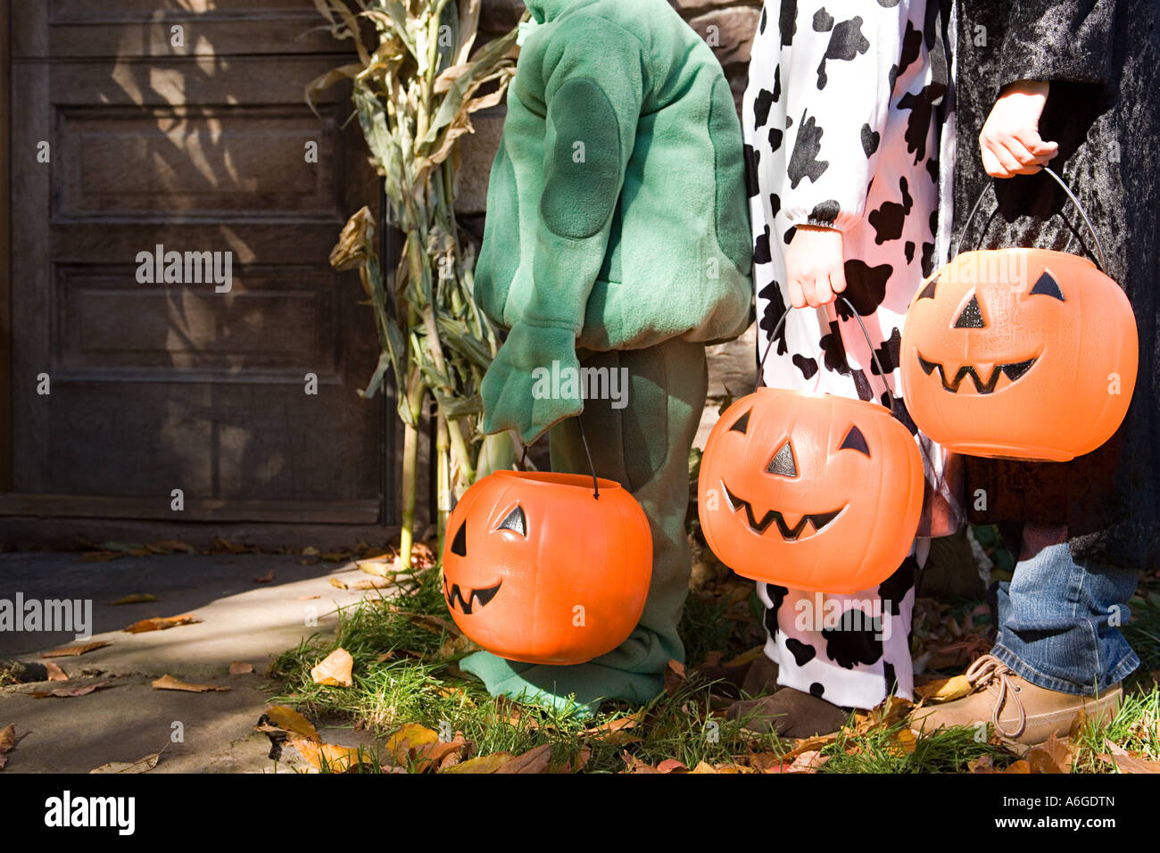 Trick or treaters Stock Photo Alamy