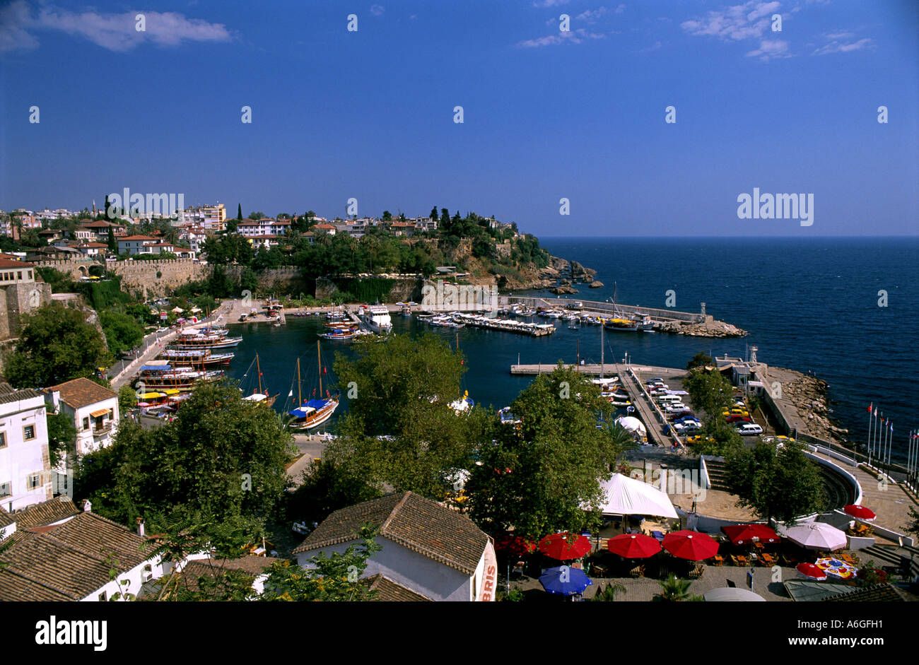 Turkey Mediterranean Coast Antalya Kaleiçi Marina Stock Photo - Alamy