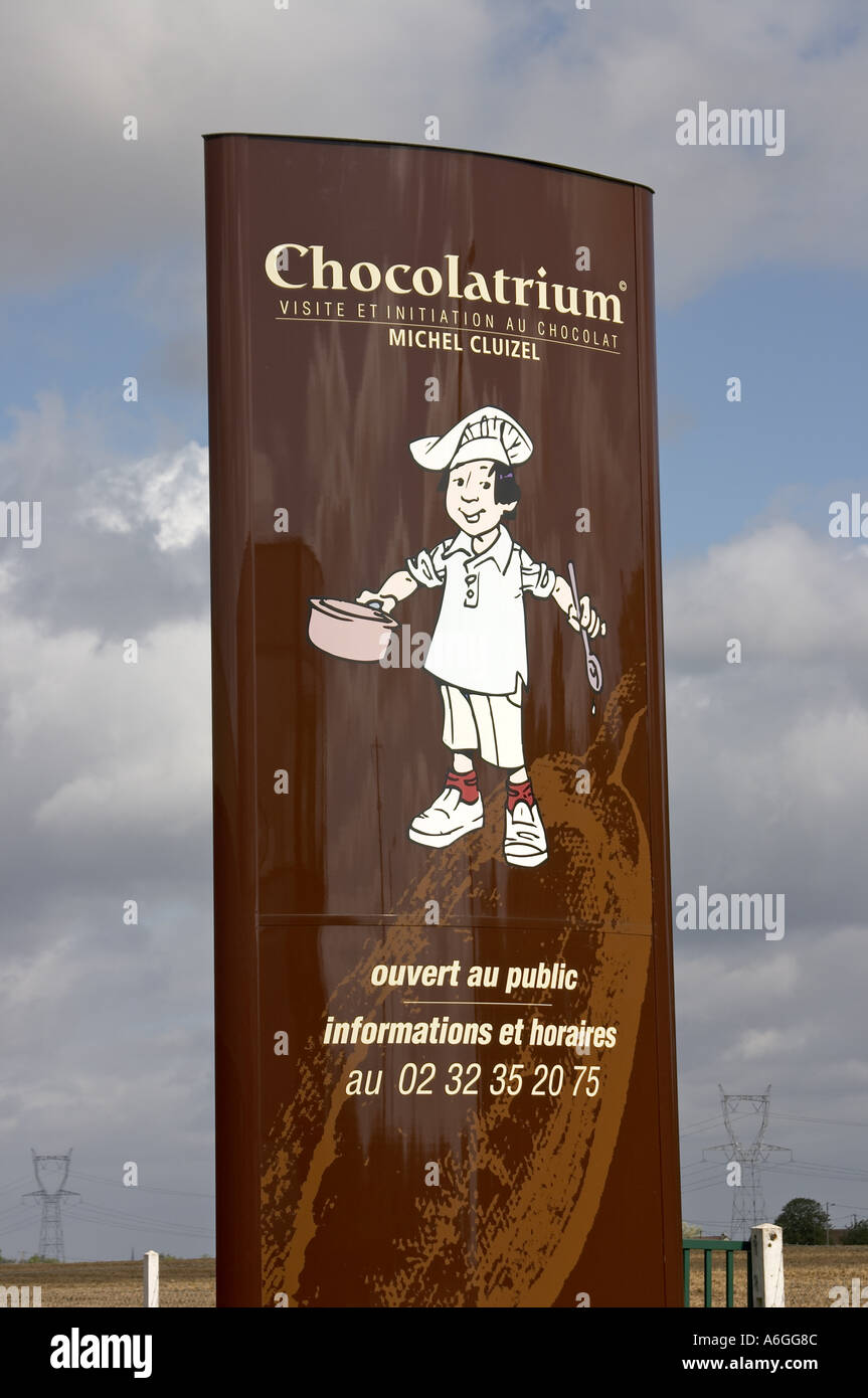 Chocolatrium chocolate making factory Normandy Normandie France Stock Photo  - Alamy